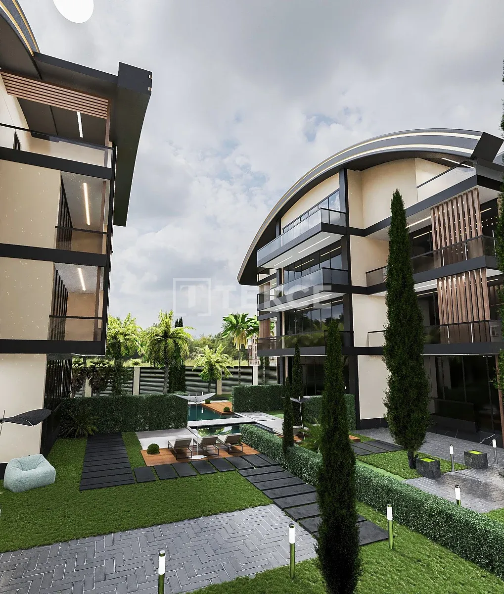 Apartamentos Elegantes com Sistema de Gás Natural em Antalya Belek
