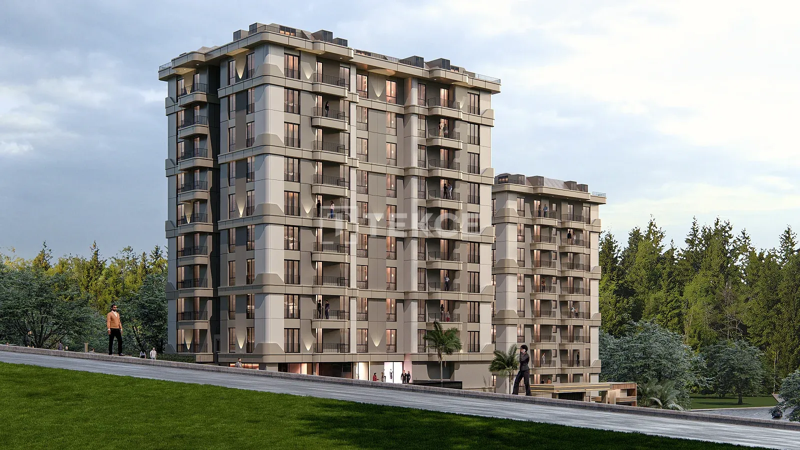 Apartamentos em um Complexo Perto do Aeroporto em Pendik, Istambul