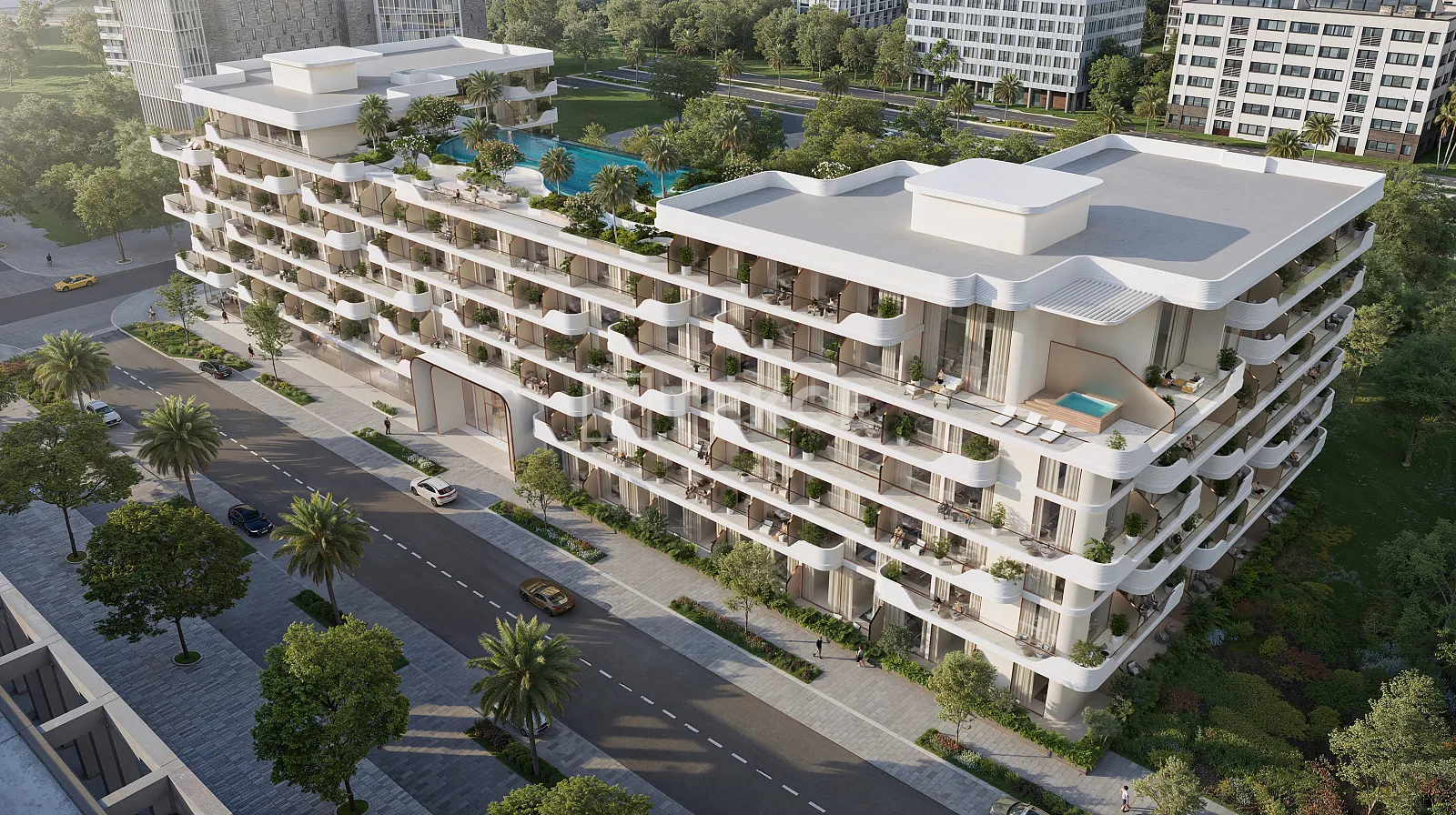 Einzigartige Architekturwohnungen in JVC Dubai in einem Luxusprojekt