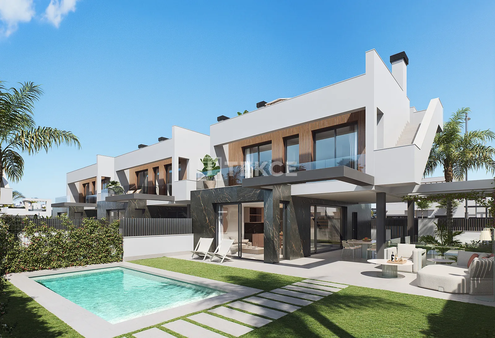 Ville di Lusso con Solarium sul Tetto e Piscine a Torre-Pacheco