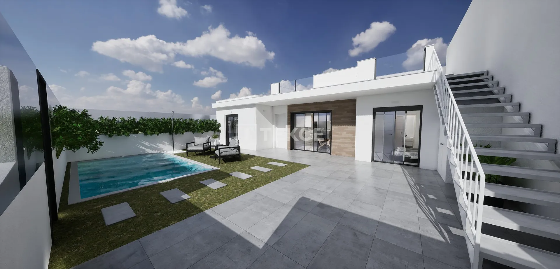 Havuzlu Geniş Müstakil Villa, Torre Pacheco Murcia