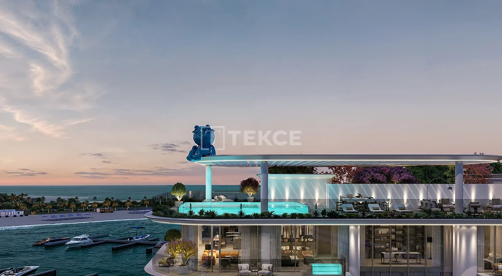 Apartamentos Mobiliados à Beira-Mar nas Dubai Islands