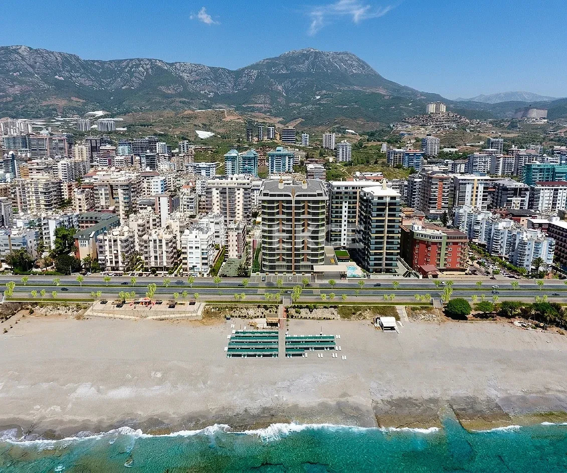 Elegante Apartments in einem Strandkomplex in Alanya Mahmutlar