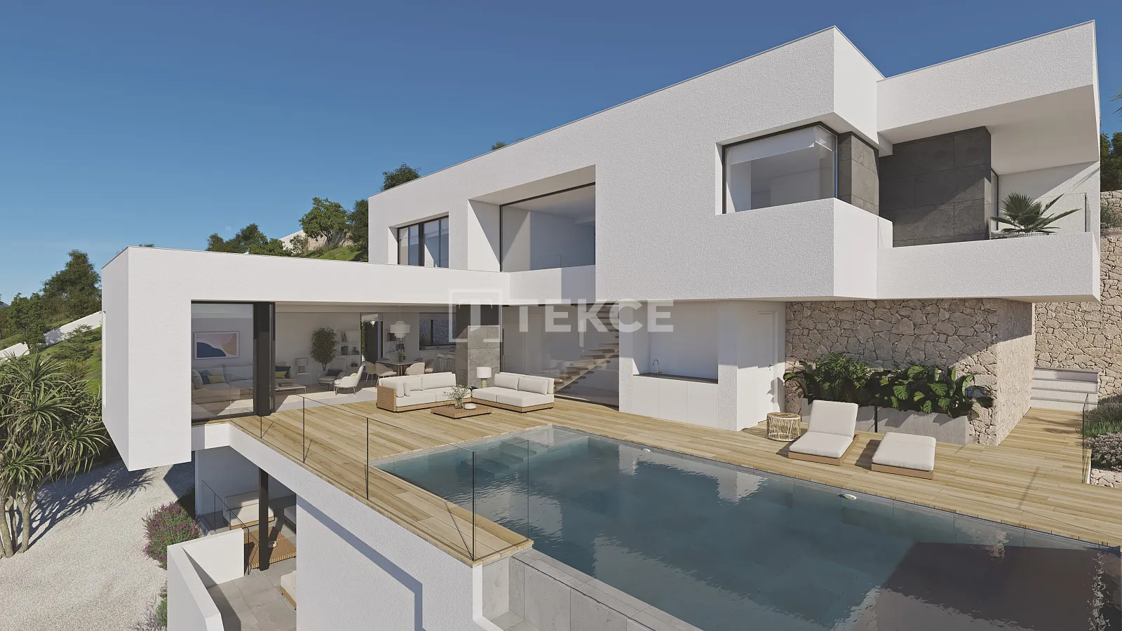 Ville Eleganti con Vista Mare da 3 Camere da Letto a Benitachell Alicante