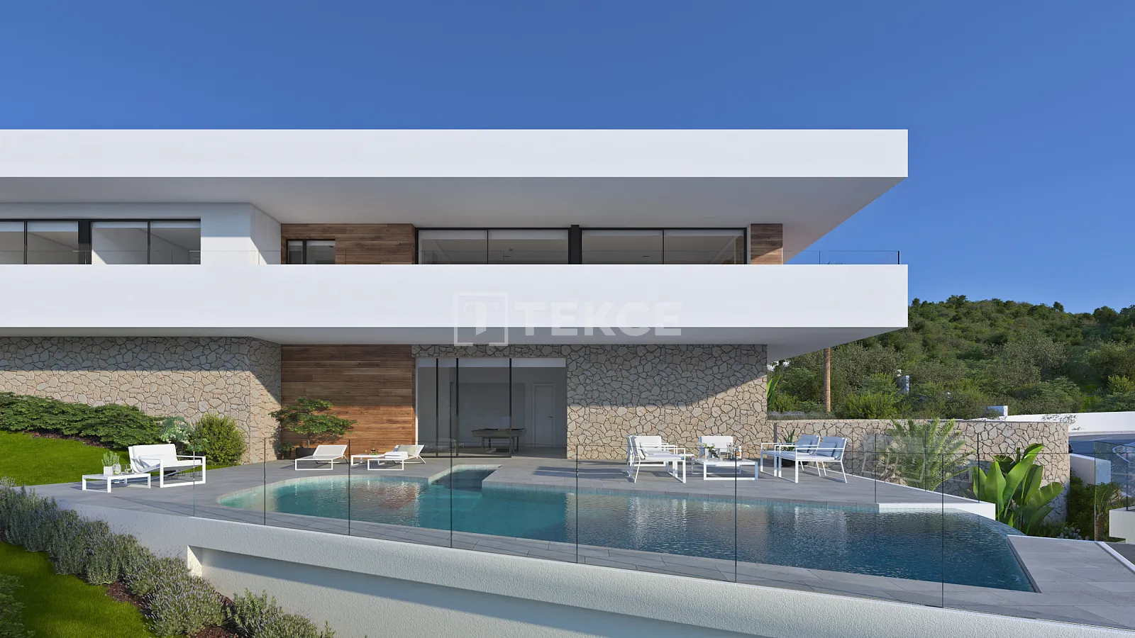 Alicante Cumbre del Sol'da Sonsuzluk Havuzlu Deniz Manzaralı Villa