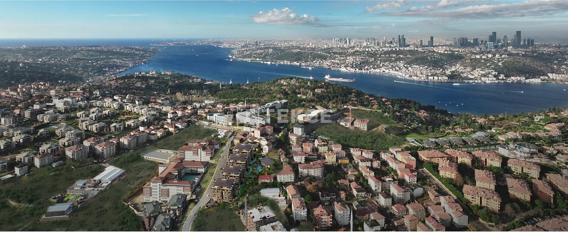 Wohnungen mit Bosporus-Blick in Komplex in Ufernähe in Üsküdar