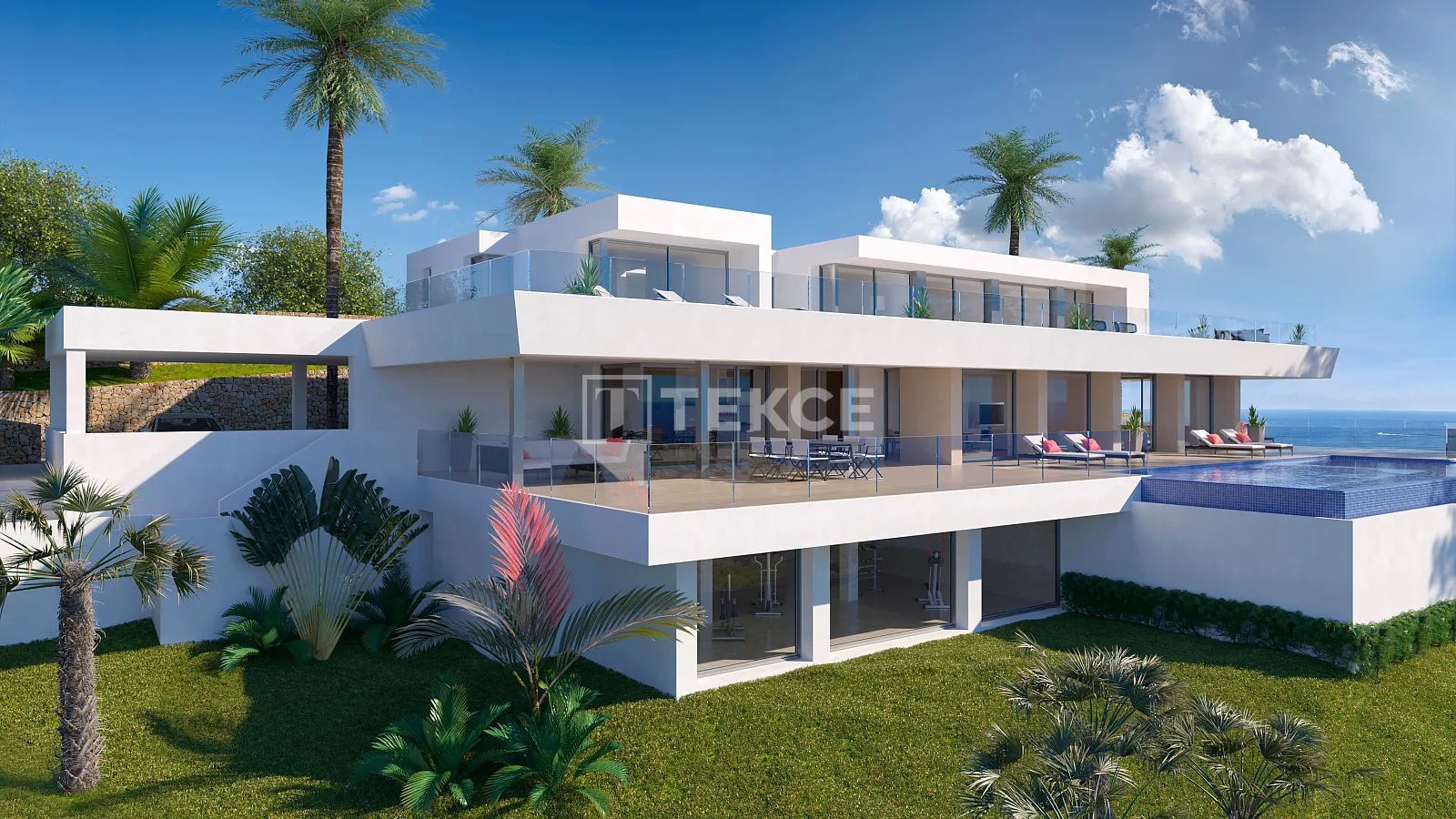 Villa con Piscina e Vista Mare Panoramica ad Alicante, Spagna