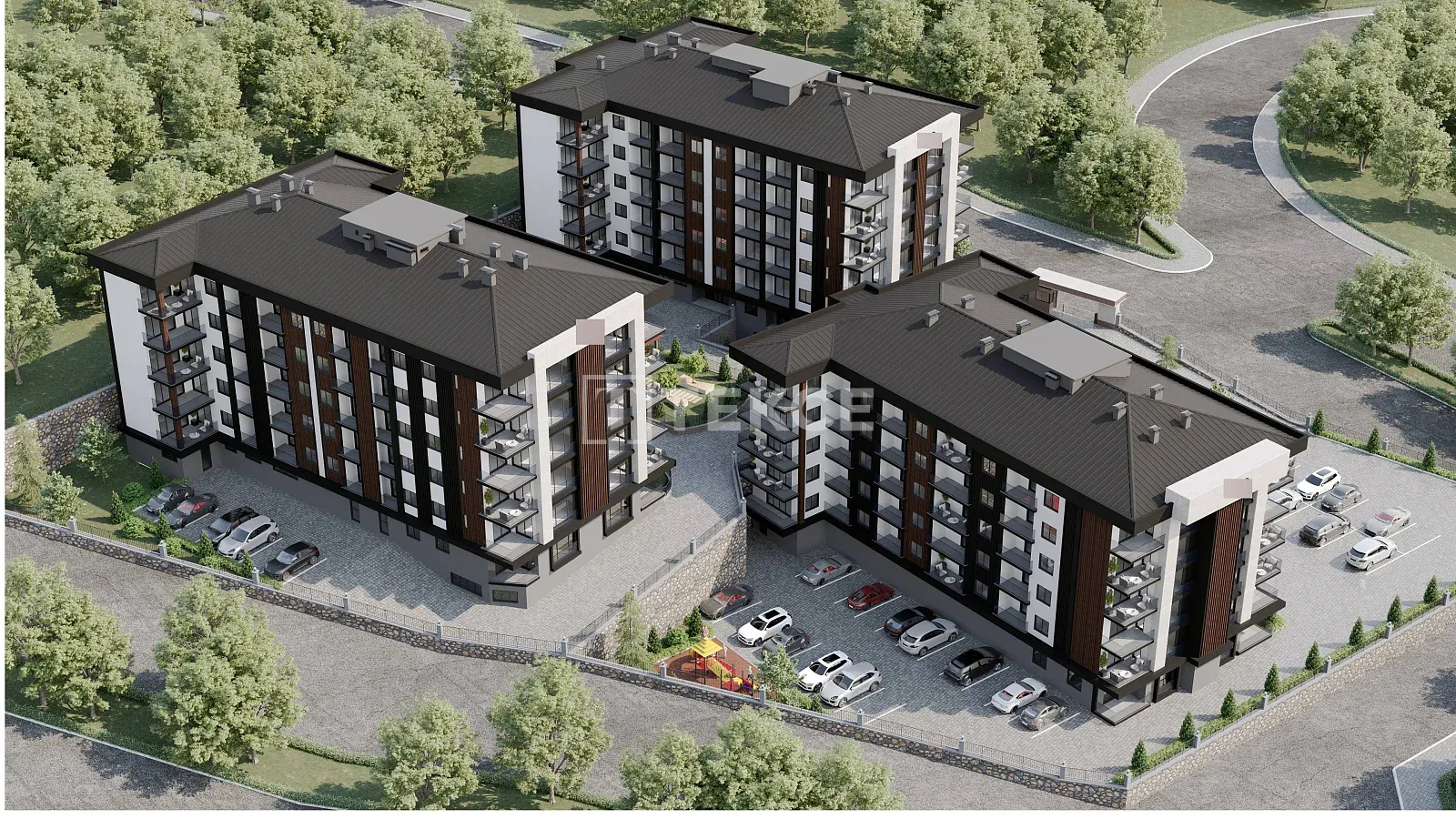 Meerblick-Apartments in der Nähe der Universität in Trabzon Ortahisar