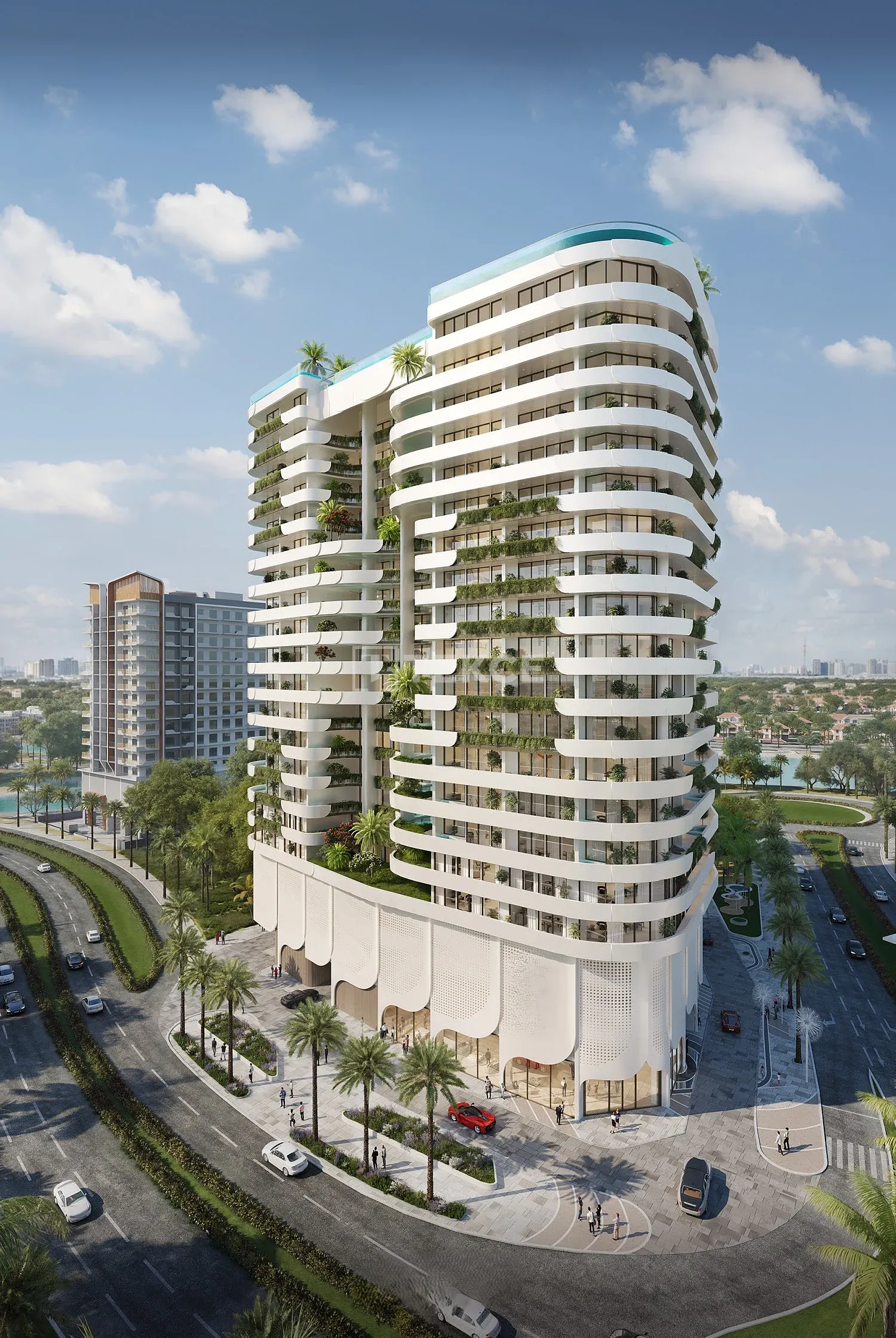 Elegant Apartments in a Project with Infinity Pool in Dubailand