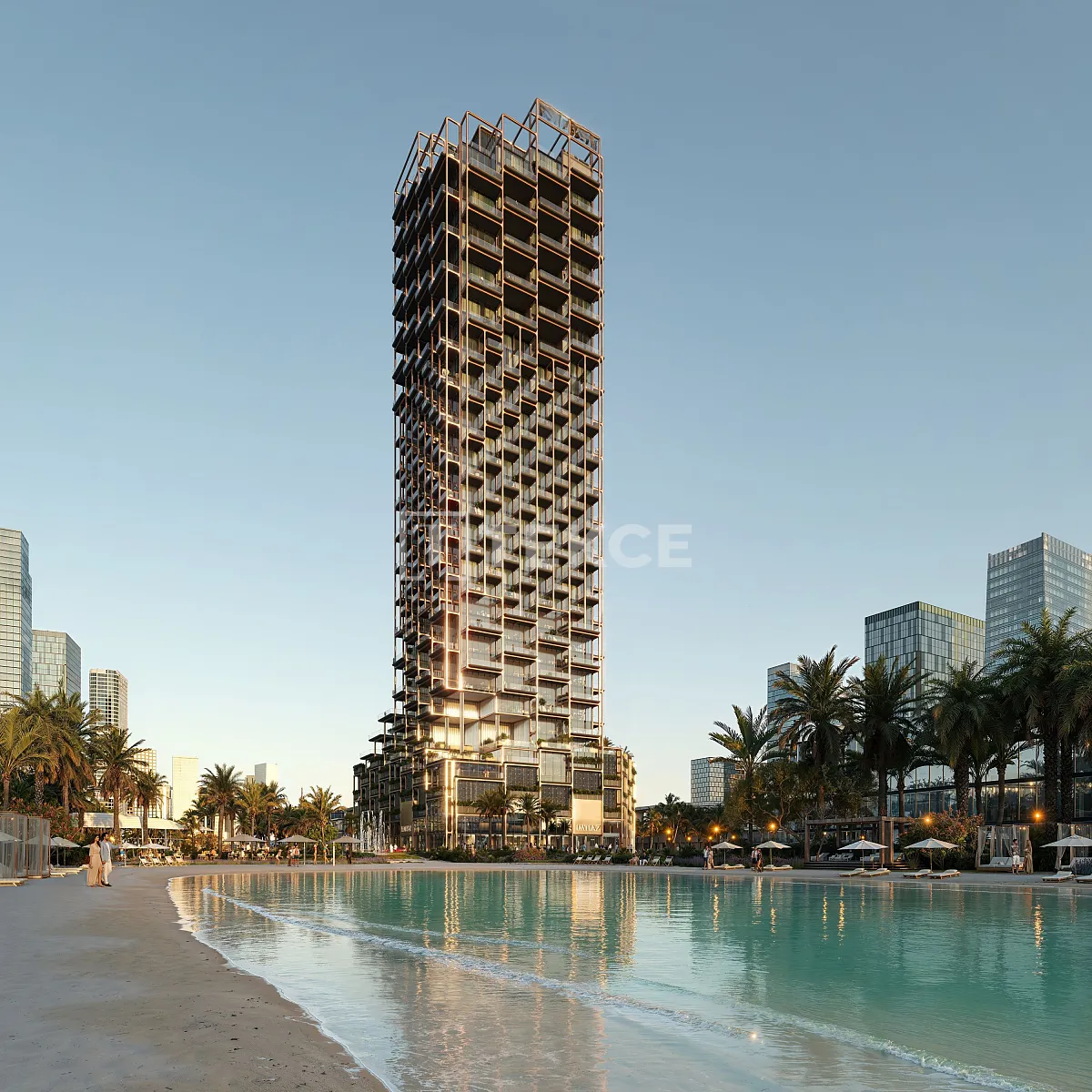 Appartements Skyline View à Dubaï avec Design Moderne