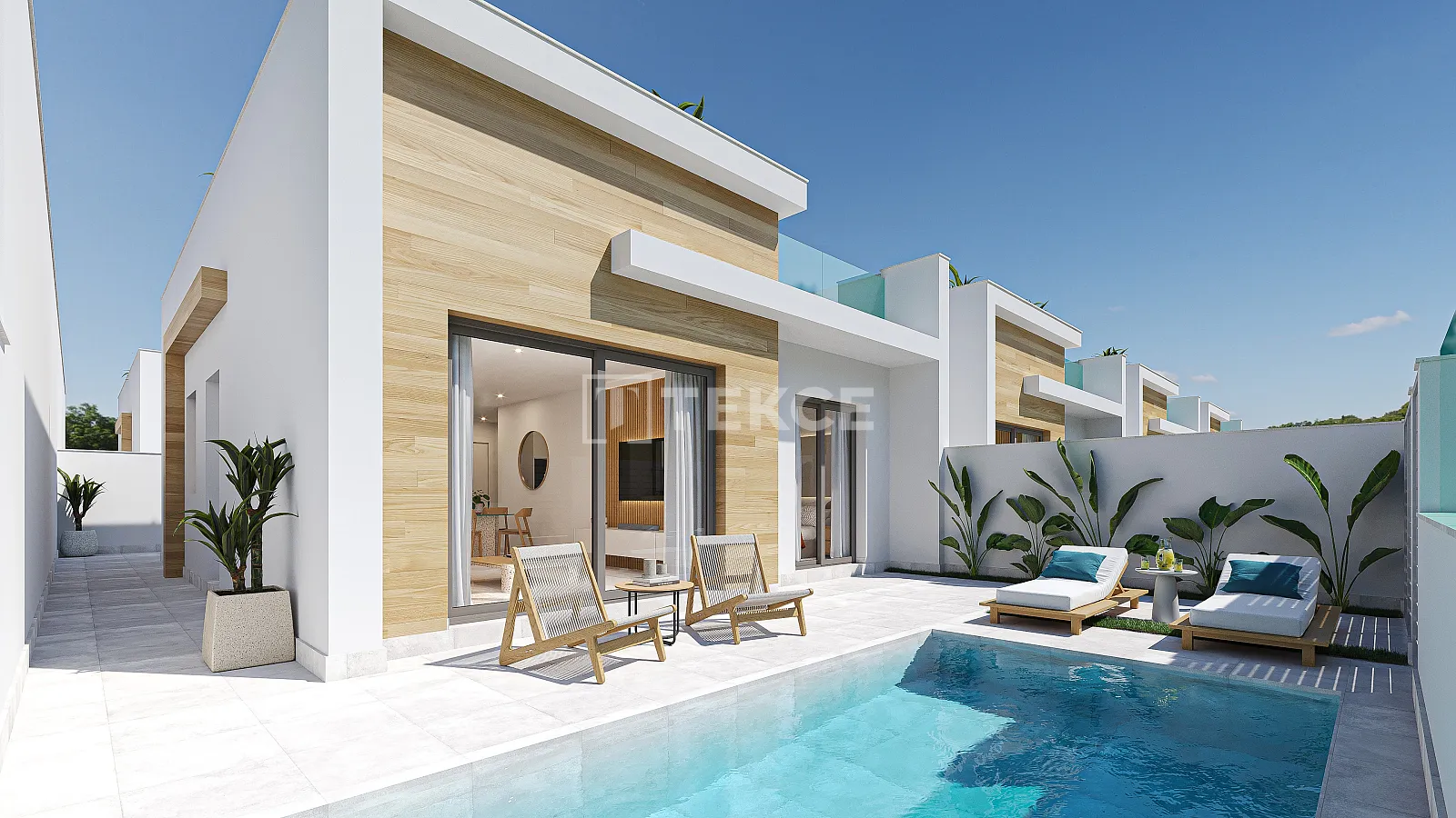 Villas Individuelles avec Piscine Privée à El Jimenado Torre Pacheco