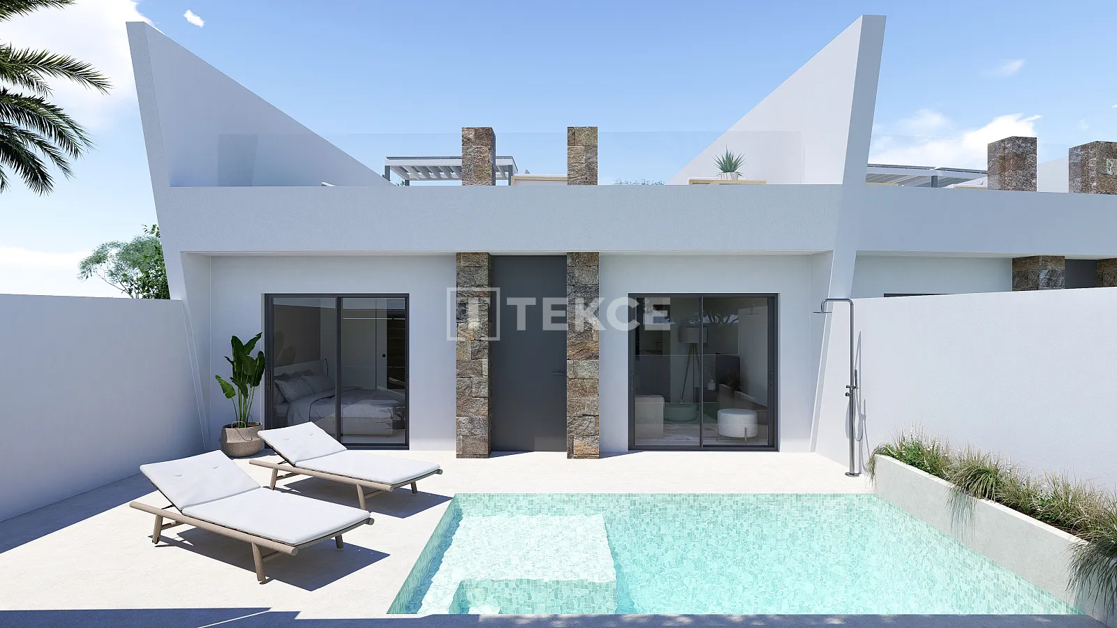 Case Eleganti con Piscina Privata a 2 Camere a Roldán