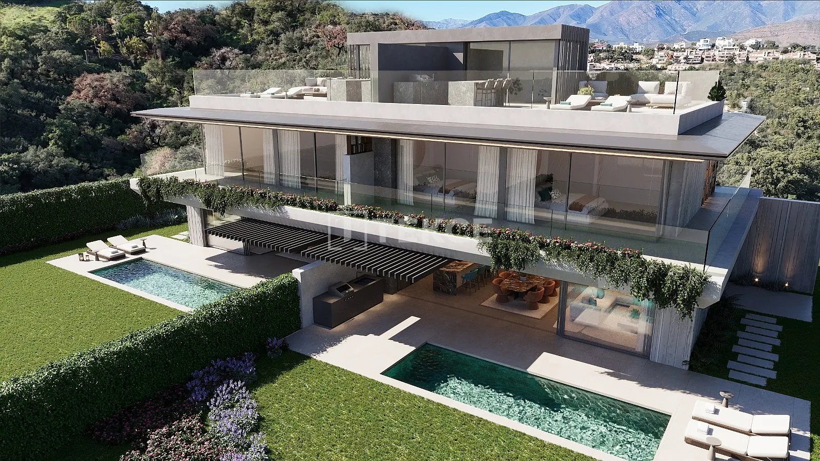 Elegantes Vilas de 3 Quartos com Piscinas Privadas em Ojén