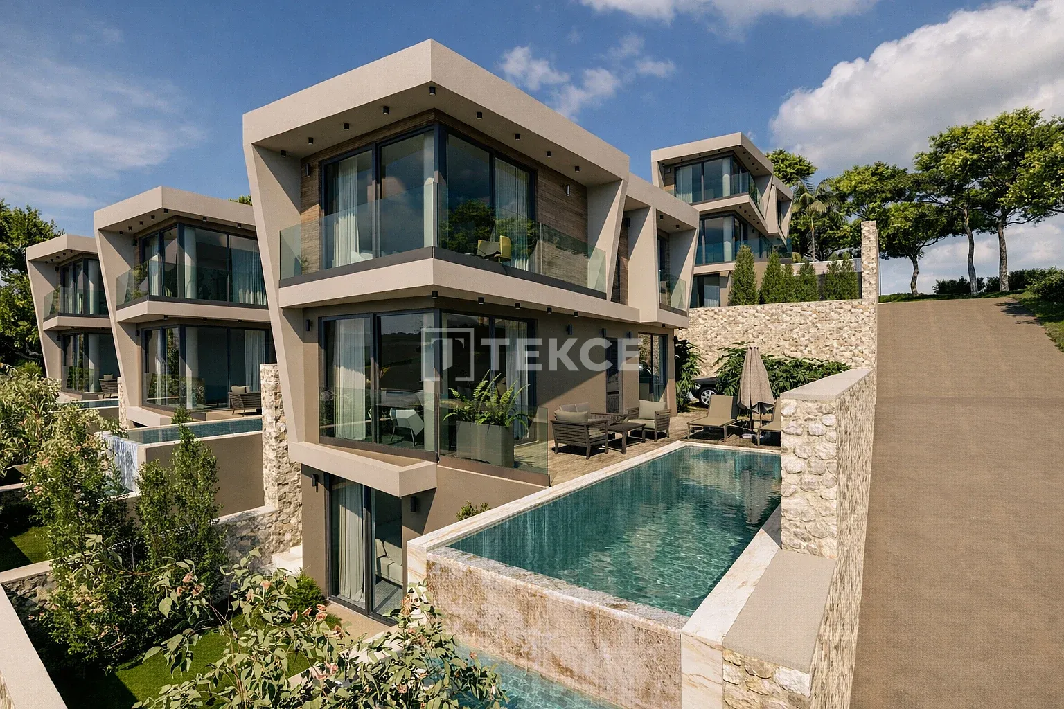 Villas en Pozo con Planes de Pago Flexibles en Kalkan Kaş Antalya