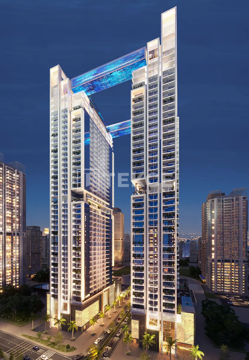 Jumeirah Lake Towers Dubai'de Merkezi Konumdaki Daireler