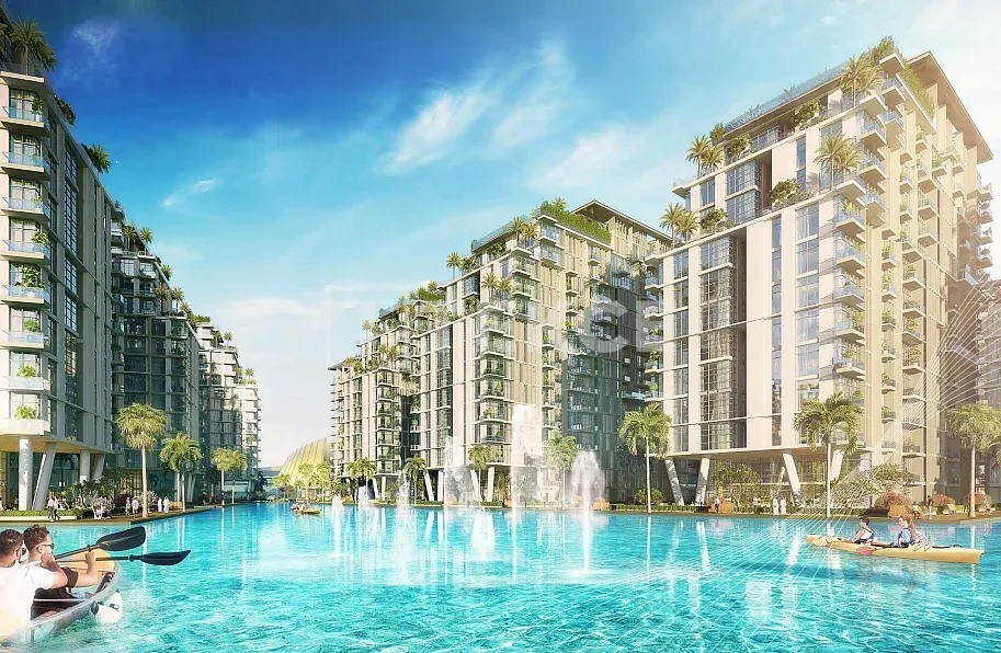 Propriétés de Luxe en face du Lagon à Dubaï