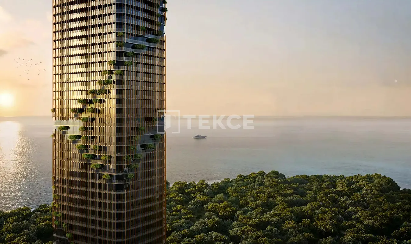 Appartamenti di Lusso sul Lungomare con Vista Foresta a Dubai Maritime City