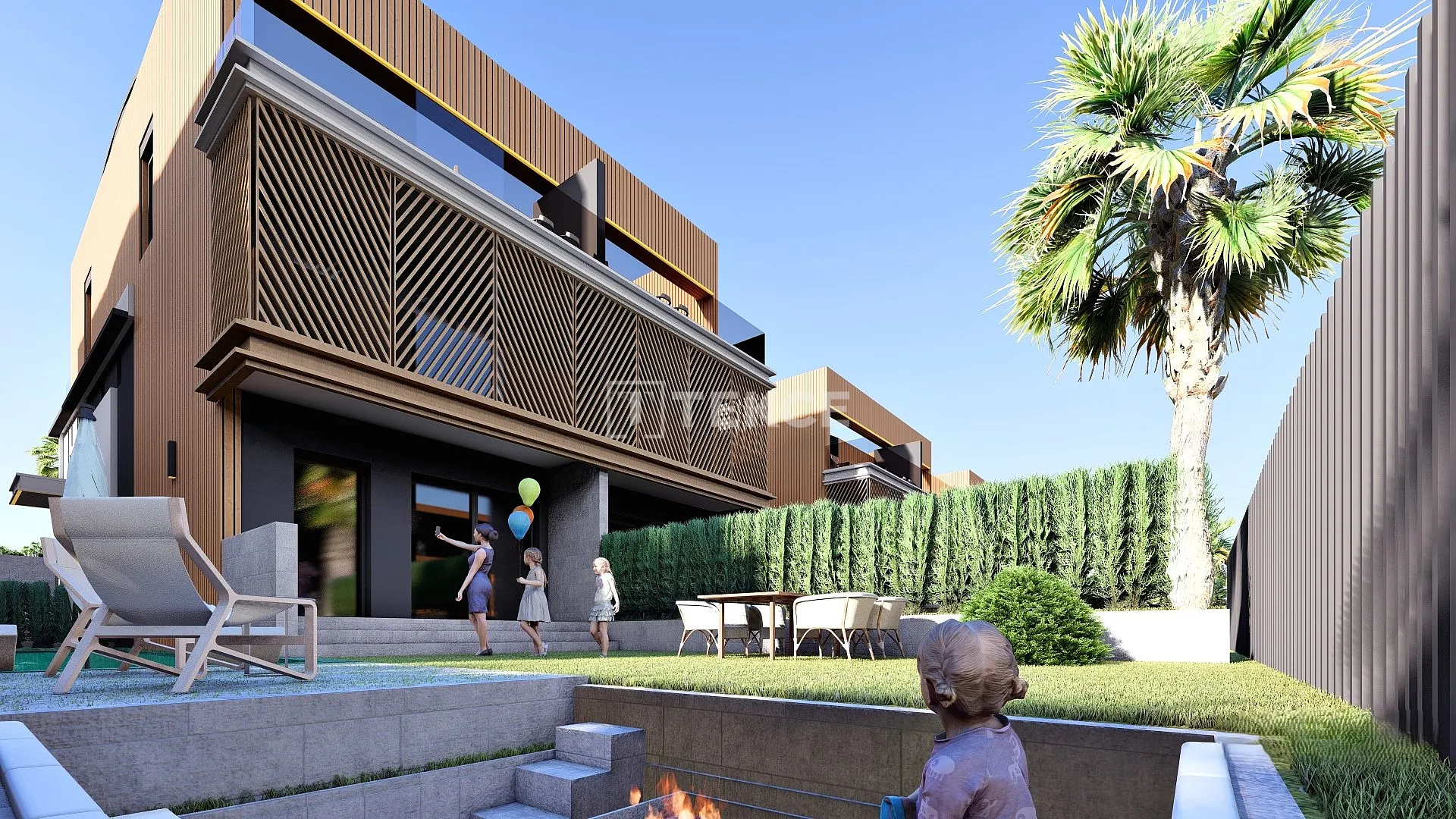 Vilas de 4 Quartos com Piscinas Privadas em Antalya Aksu
