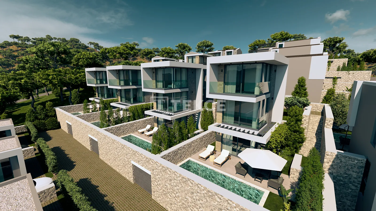 Villas de Luxe avec Vue sur Mer et Piscines Privées à Kalkan