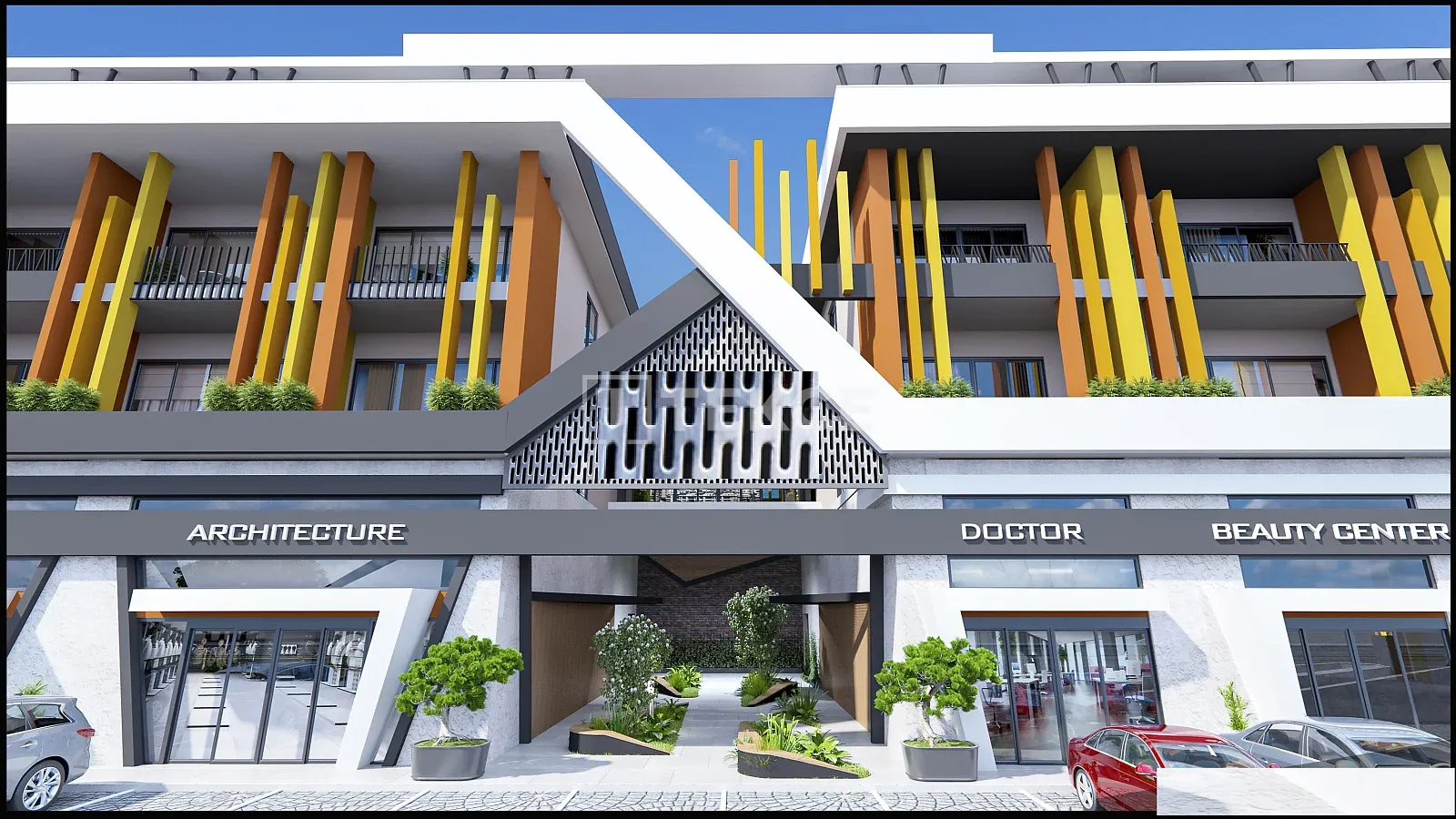 Propriedades Comerciais em um Centro de Negócios em Alanya Antalya