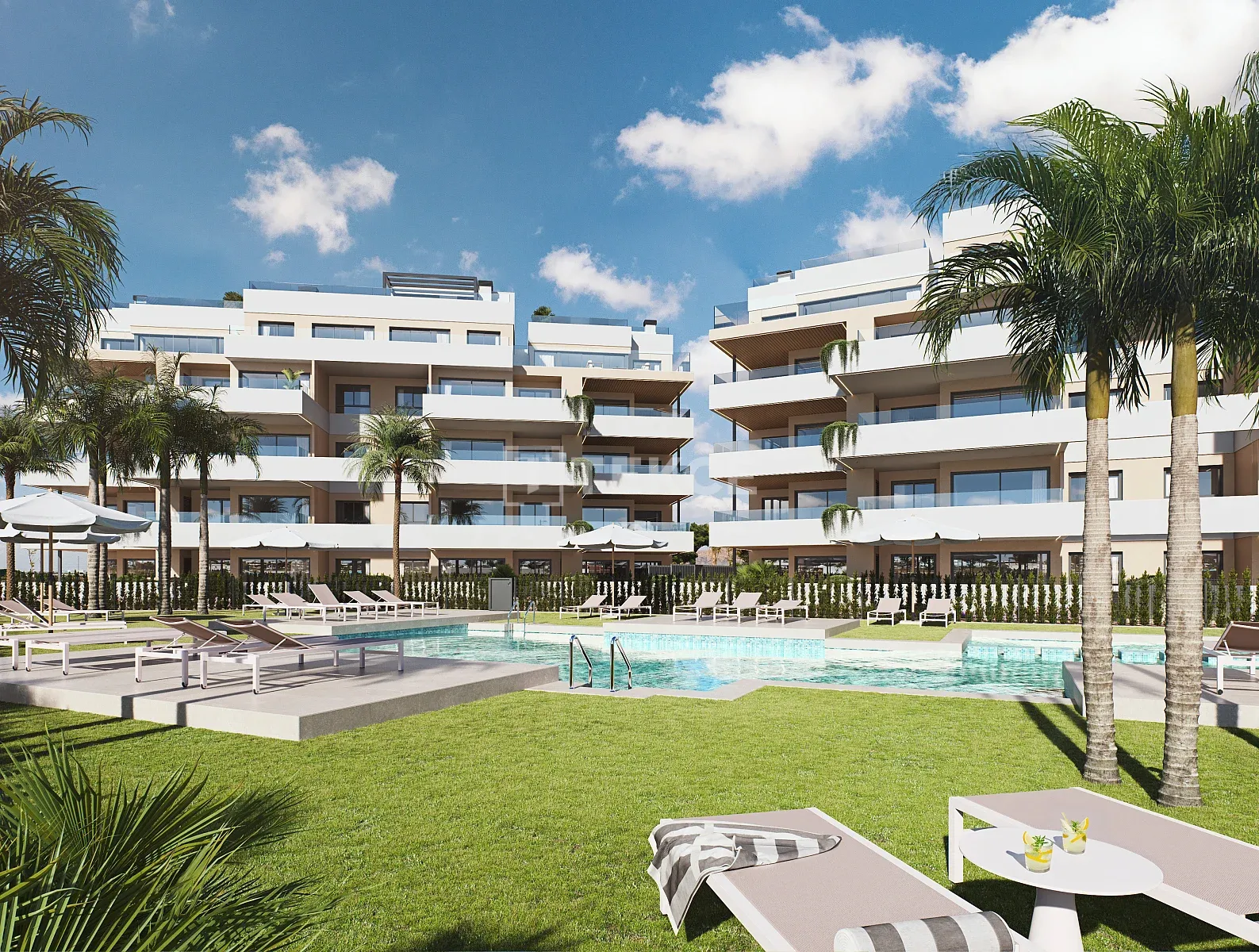 Appartamenti con Terrazze Spaziose e Piscine a Santa Rosalía