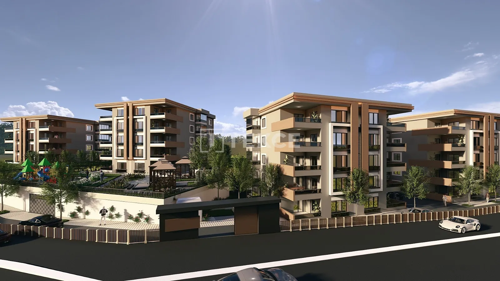 Nuevos Apartamentos con Balcones Espaciosos en Ortahisar, Trabzon
