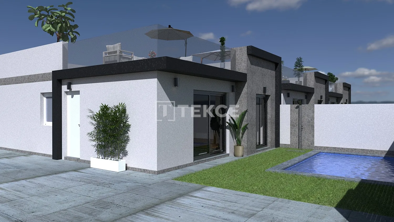 3-Zimmer-Villen mit privatem Pool in Balsicas Murcia