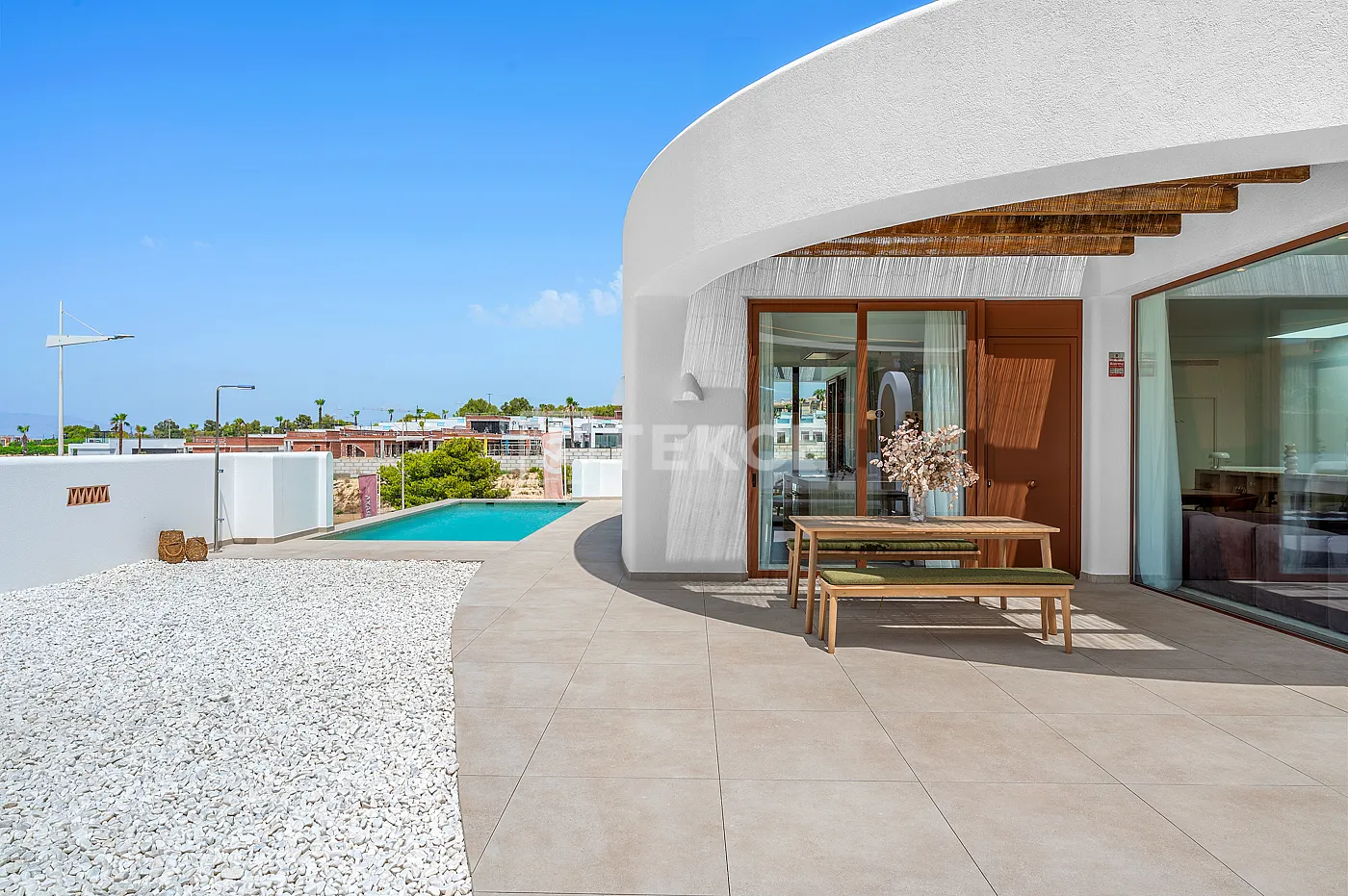 Moderne 3-Zimmer-Villen mit privatem Pool in Algorfa