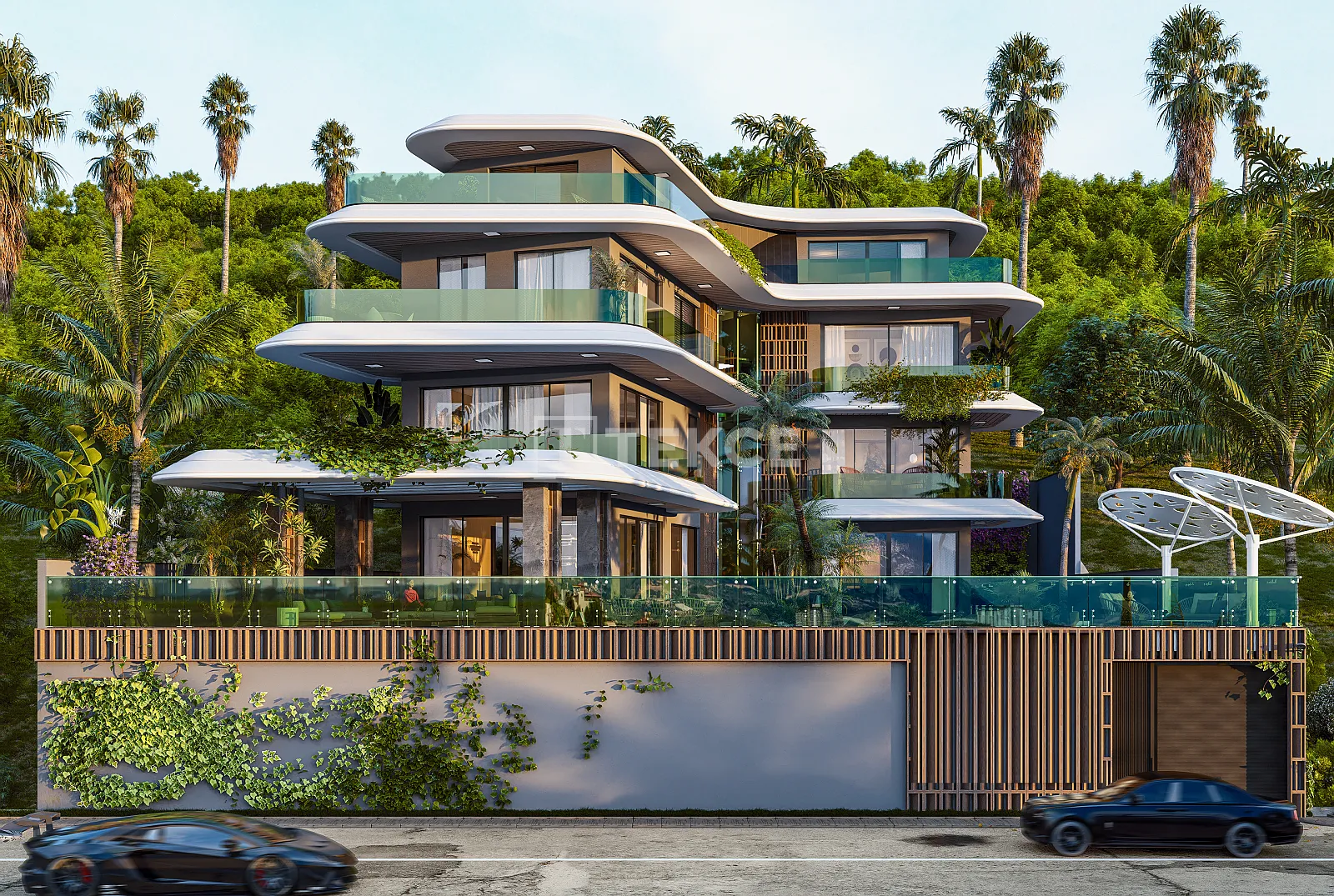 Smart-Home-System Stilvolle Villa in Alanya Kargıcak