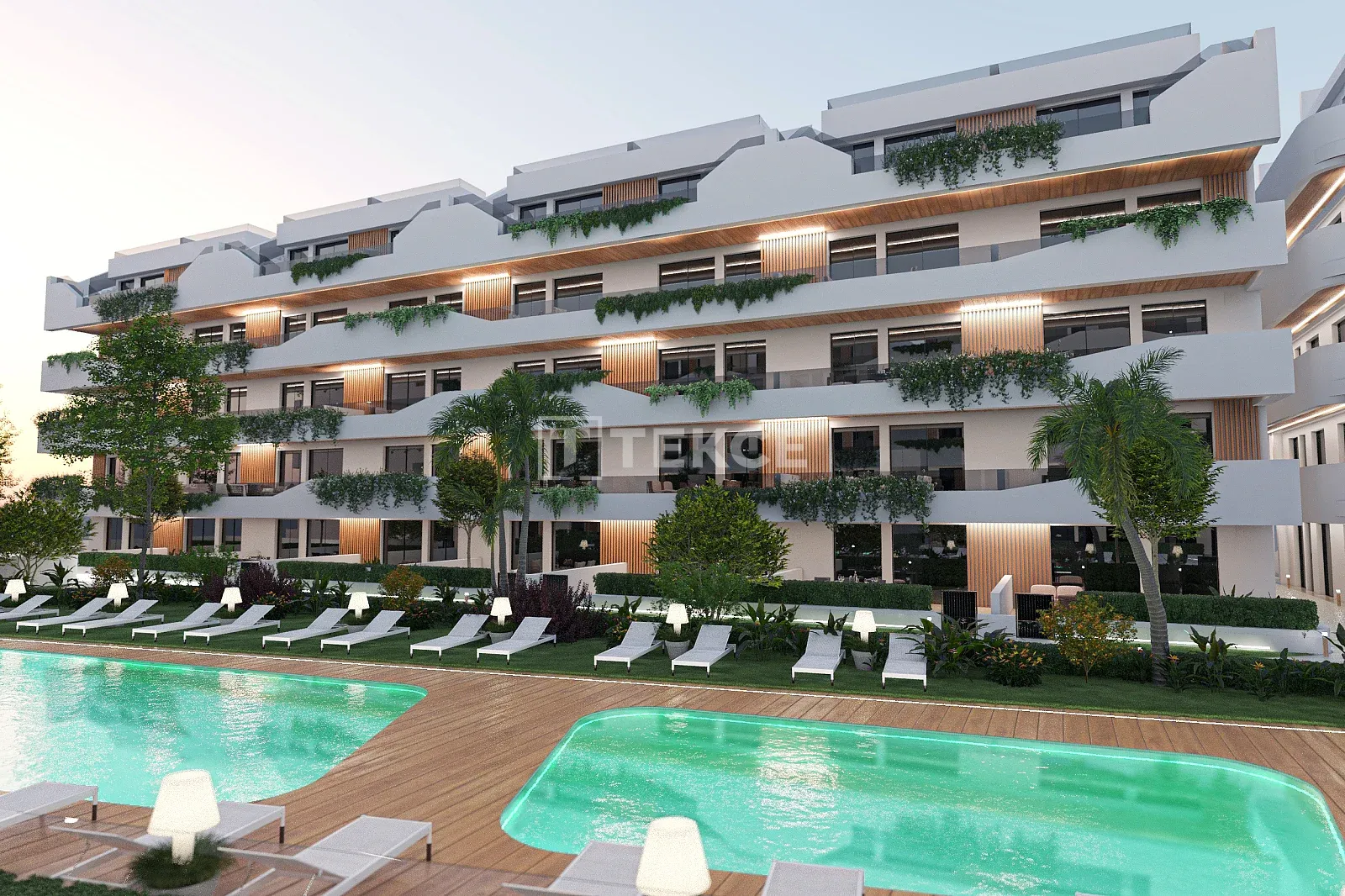 Apartamentos Modernos de 3 Quartos a 750 m da Praia em San Javier
