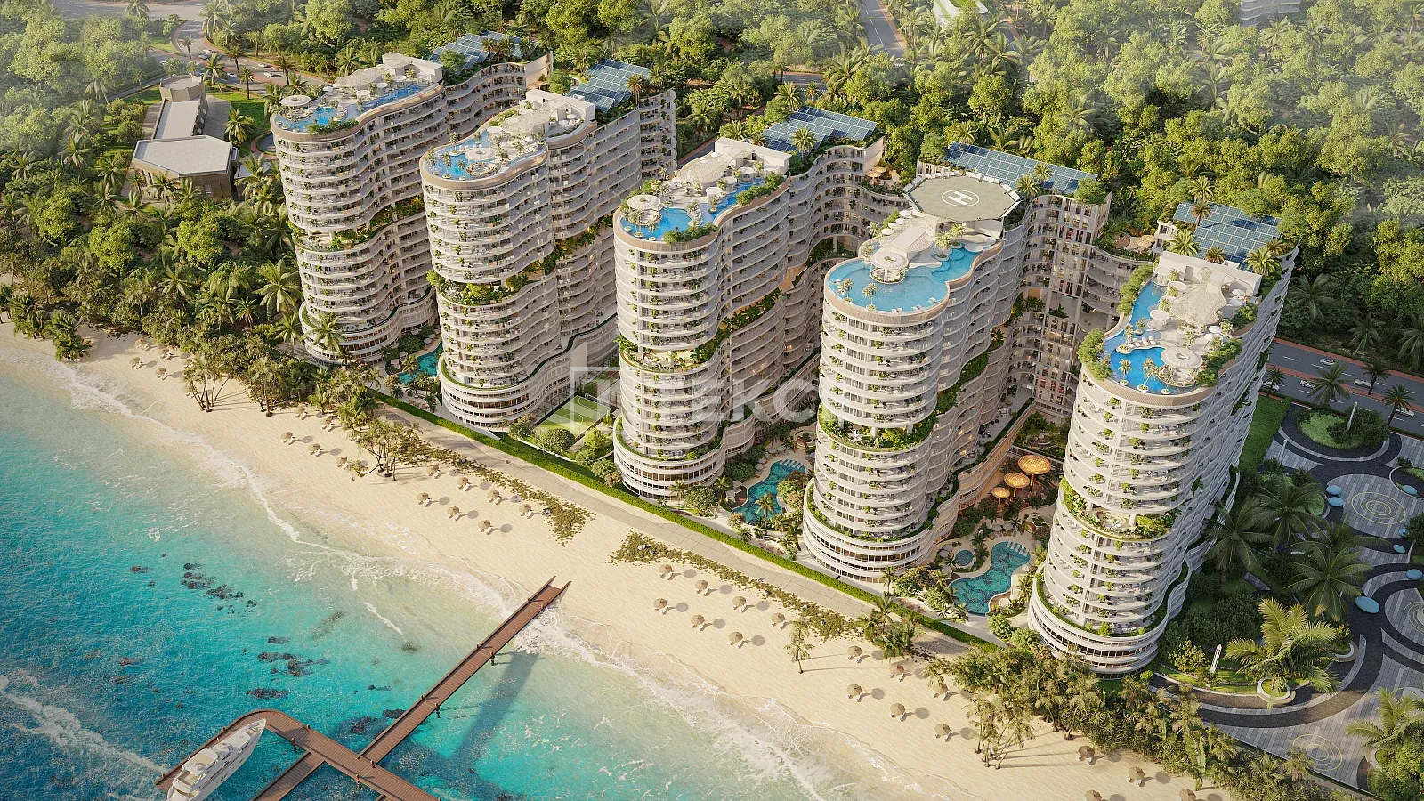 Apartamentos Totalmente Amueblados con Vista al Mar para Inversión en Umm Al Quwain