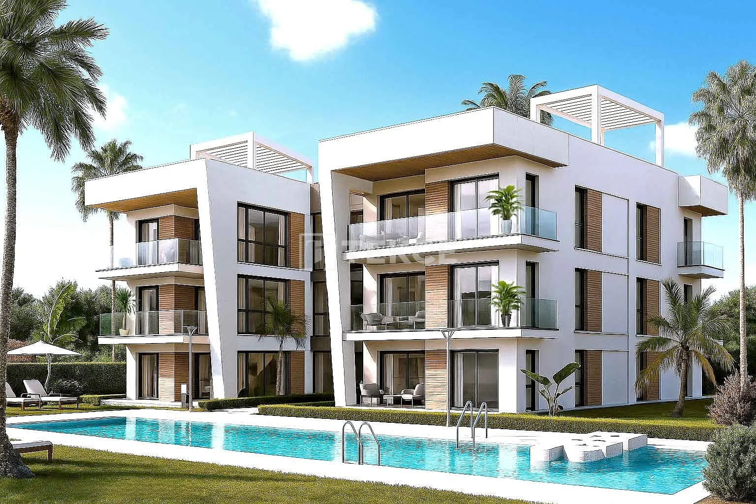 Apartamentos en Urbanización Cerrada Cerca de la Playa en Los Alcázares