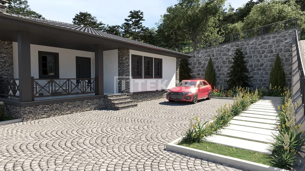 Villas de 4 Chambres dans un Complexe à Trabzon Arsin