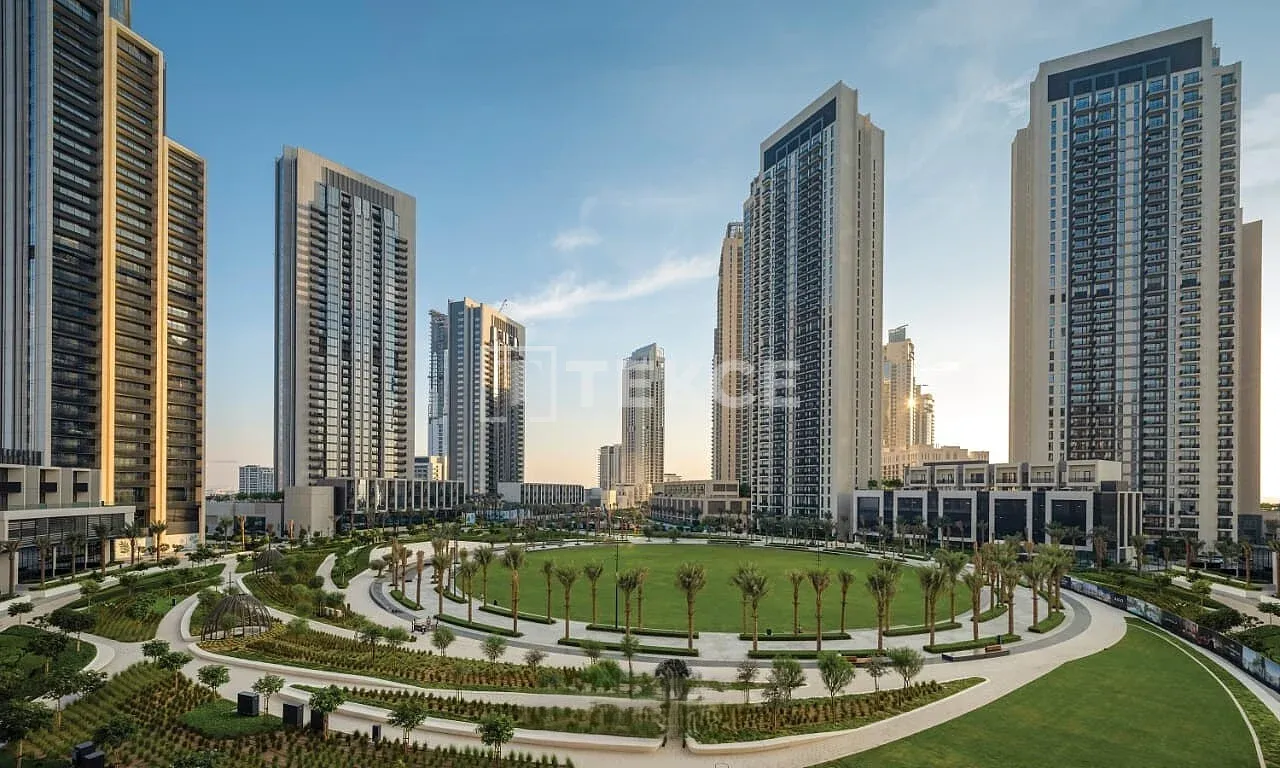 Dubai Creek'in Yeşil Alanında Yeni Lansman Lüks Daireler