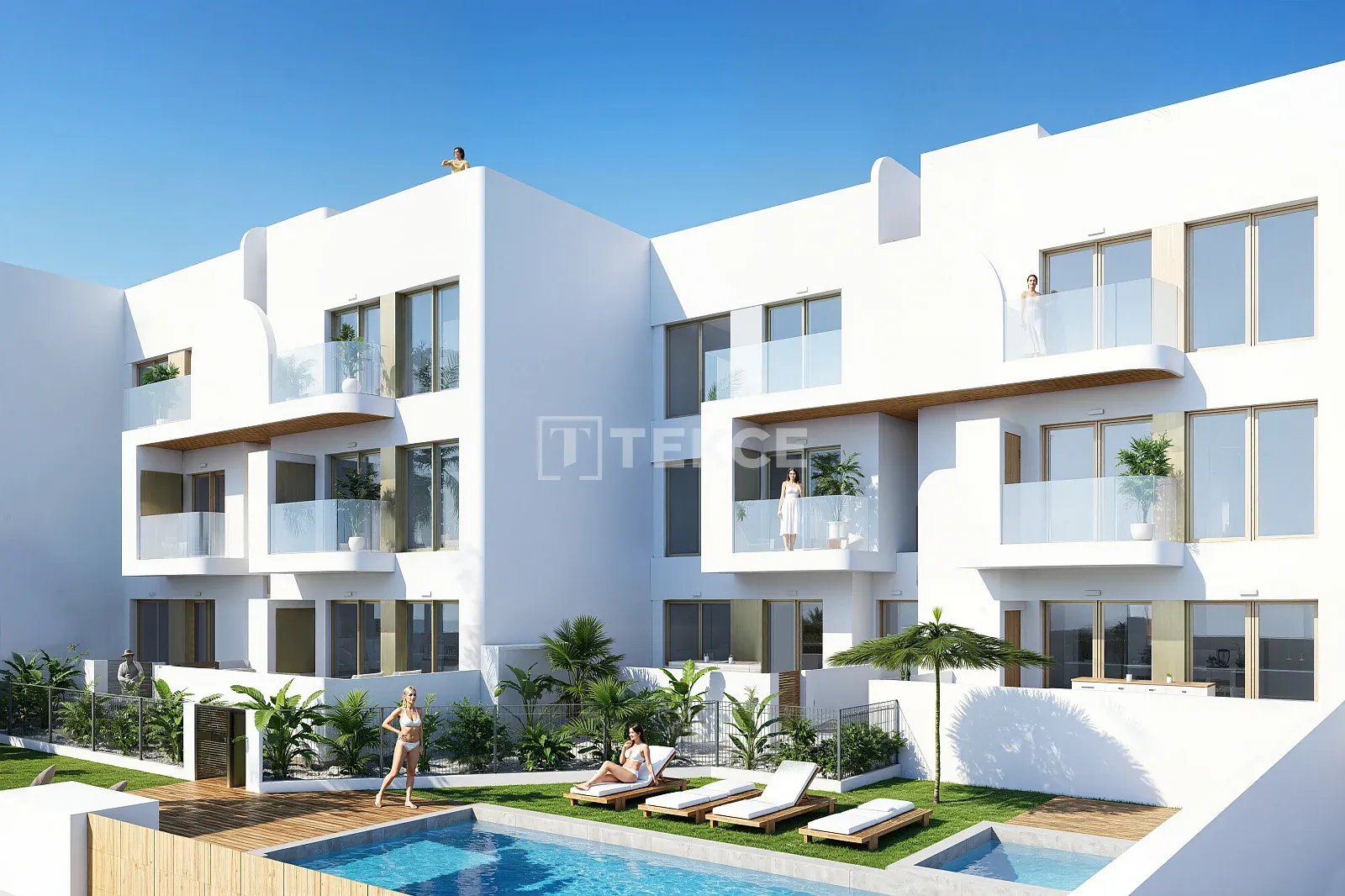 Golf View Apartments mit Gemeinschaftspool in Los Alcázares