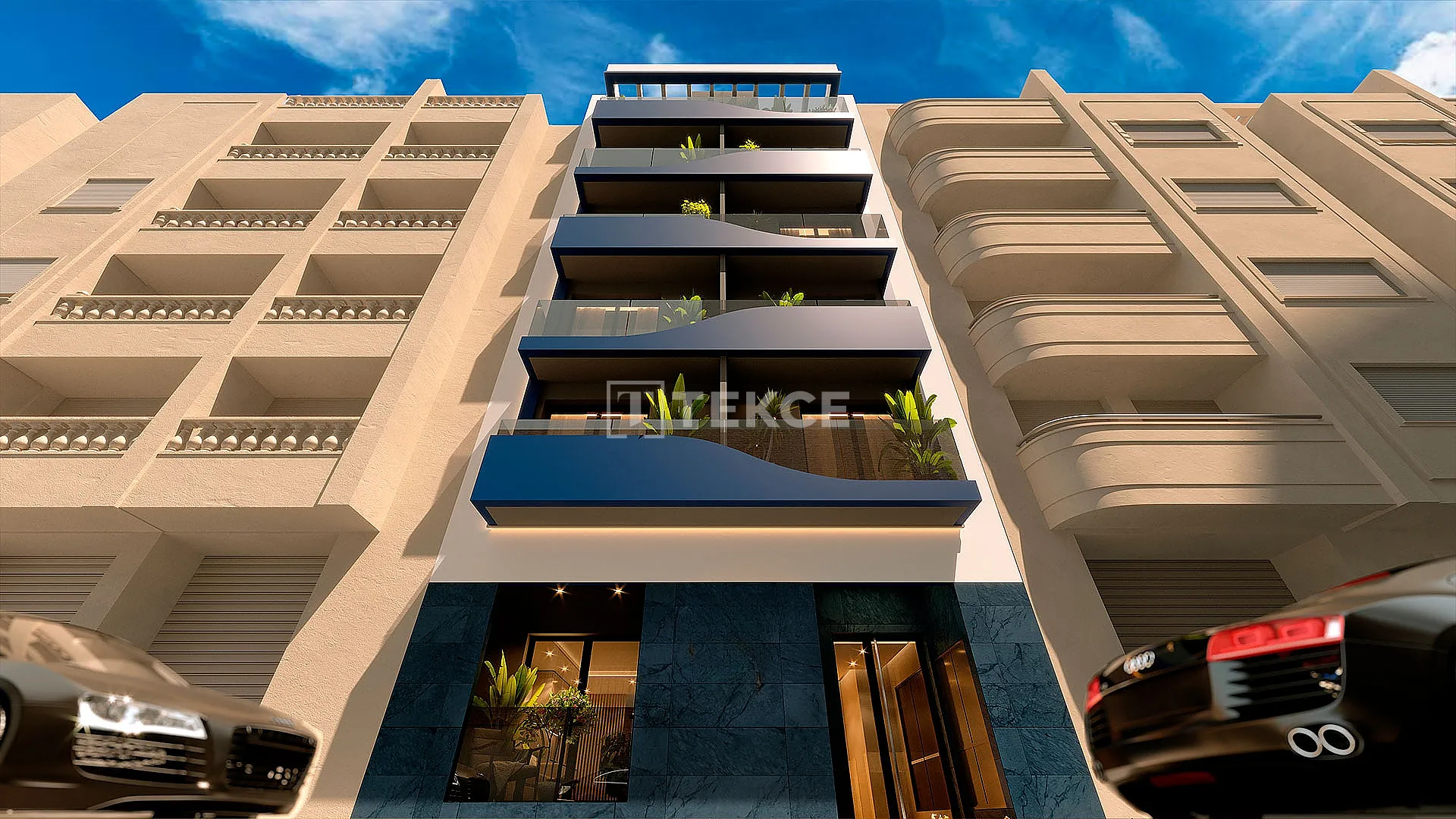 Neue Apartments mit Meerblick nahe dem Strand in Torrevieja Alicante