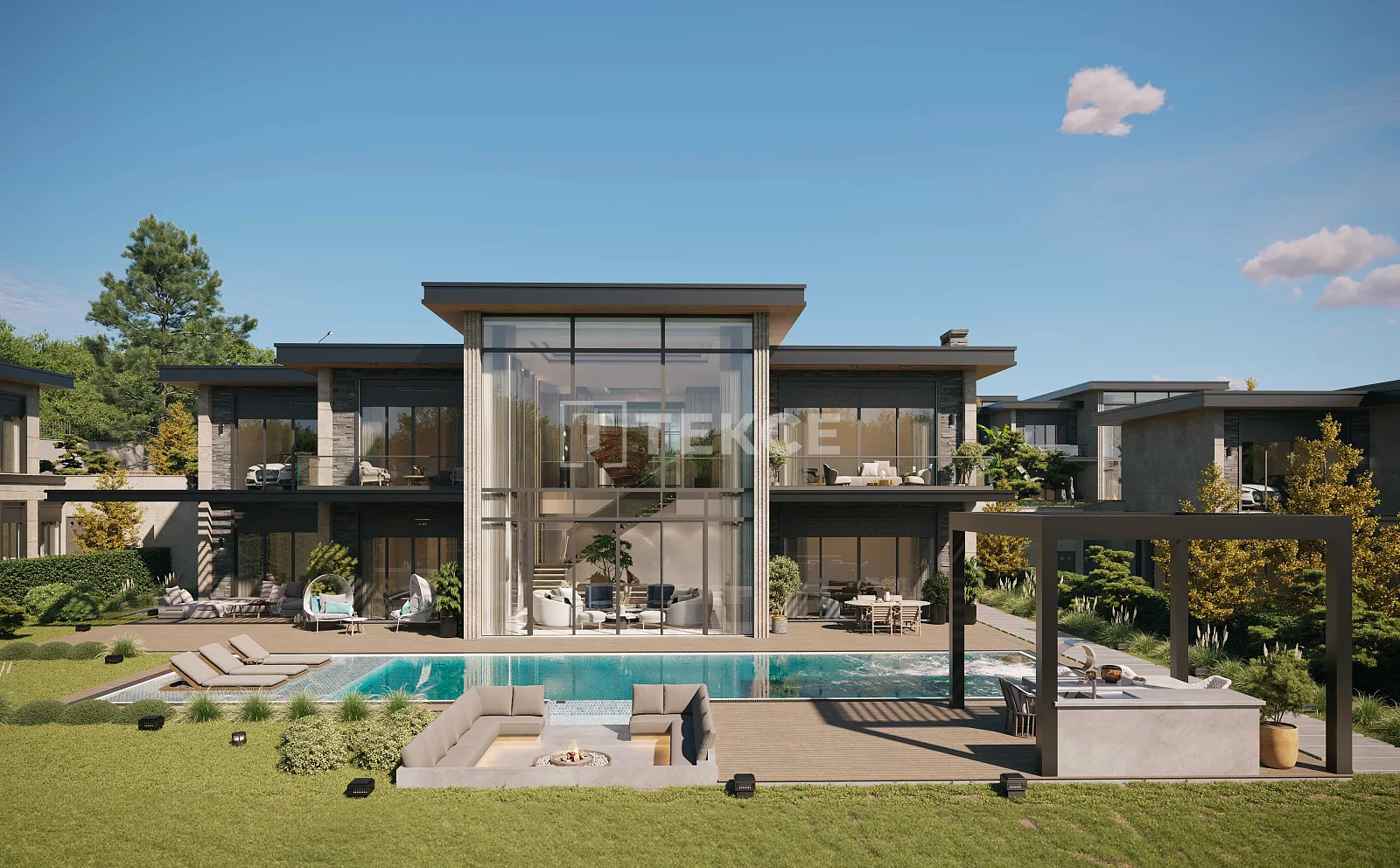 Villen in İstanbul mit Pool und großzügigem Garten