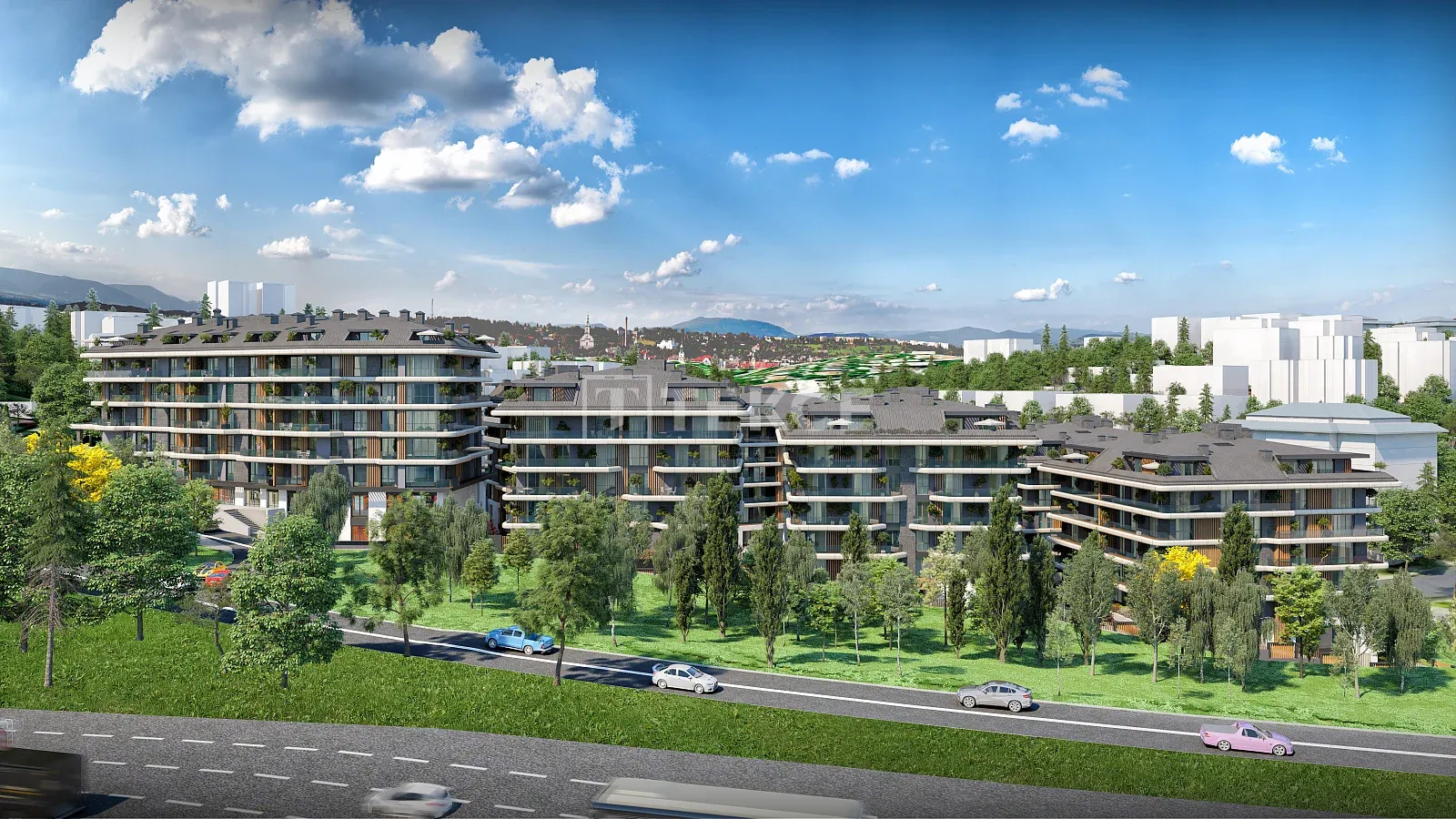 Apartamentos en Estambul dentro de un Complejo con Servicios