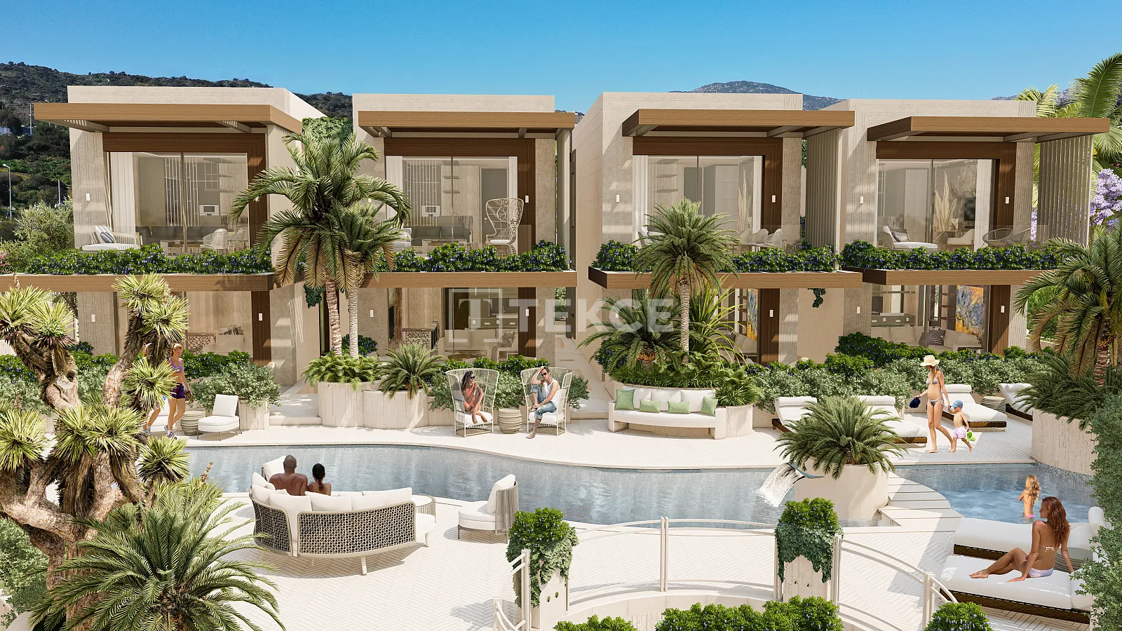 Apartamentos Luxuosos com Praia Privada em Bodrum Bitez