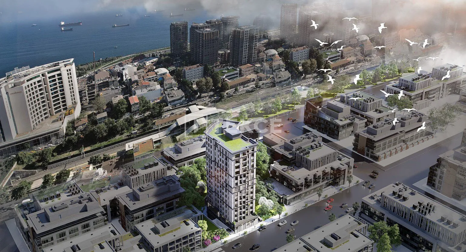 Zeytinburnu'da Marmaray İstasyonu'ndan 100 Metre Uzaklıkta Daireler