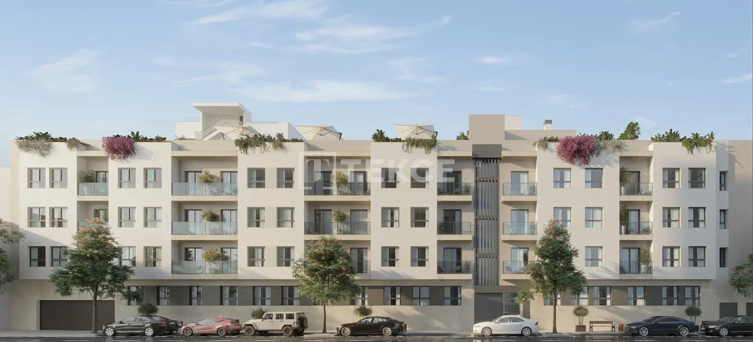 Wohnung mit Gemeinschaftspool auf der Dachterrasse im Zentrum von Malaga