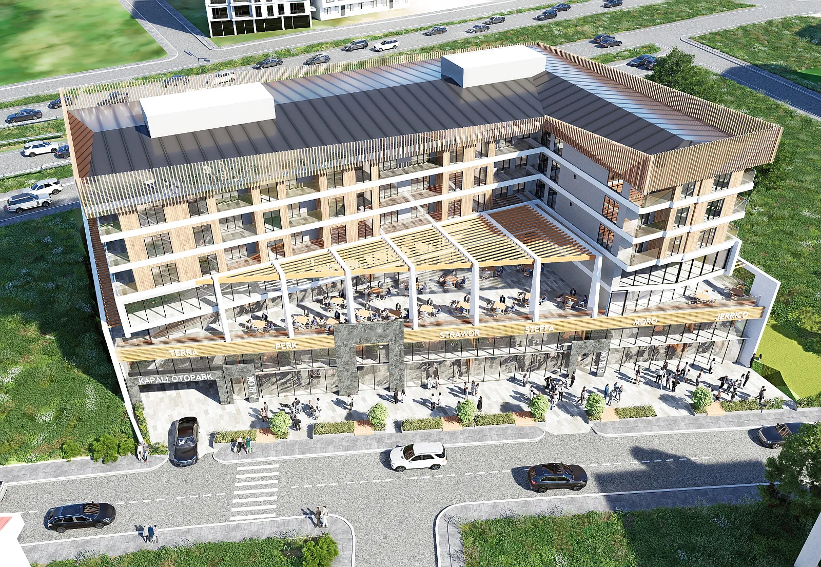Investitionswohnungen in einem Einkaufszentrum in Orhangazi Bursa