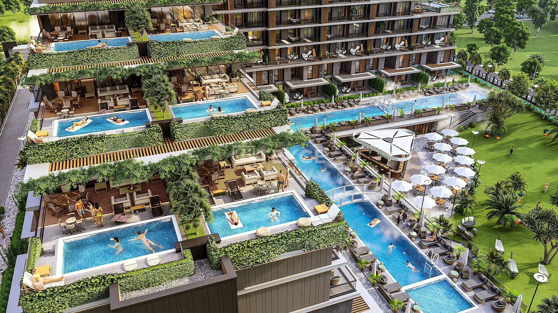 Apartments mit Qualitätsmerkmalen in Antalya Altıntaş