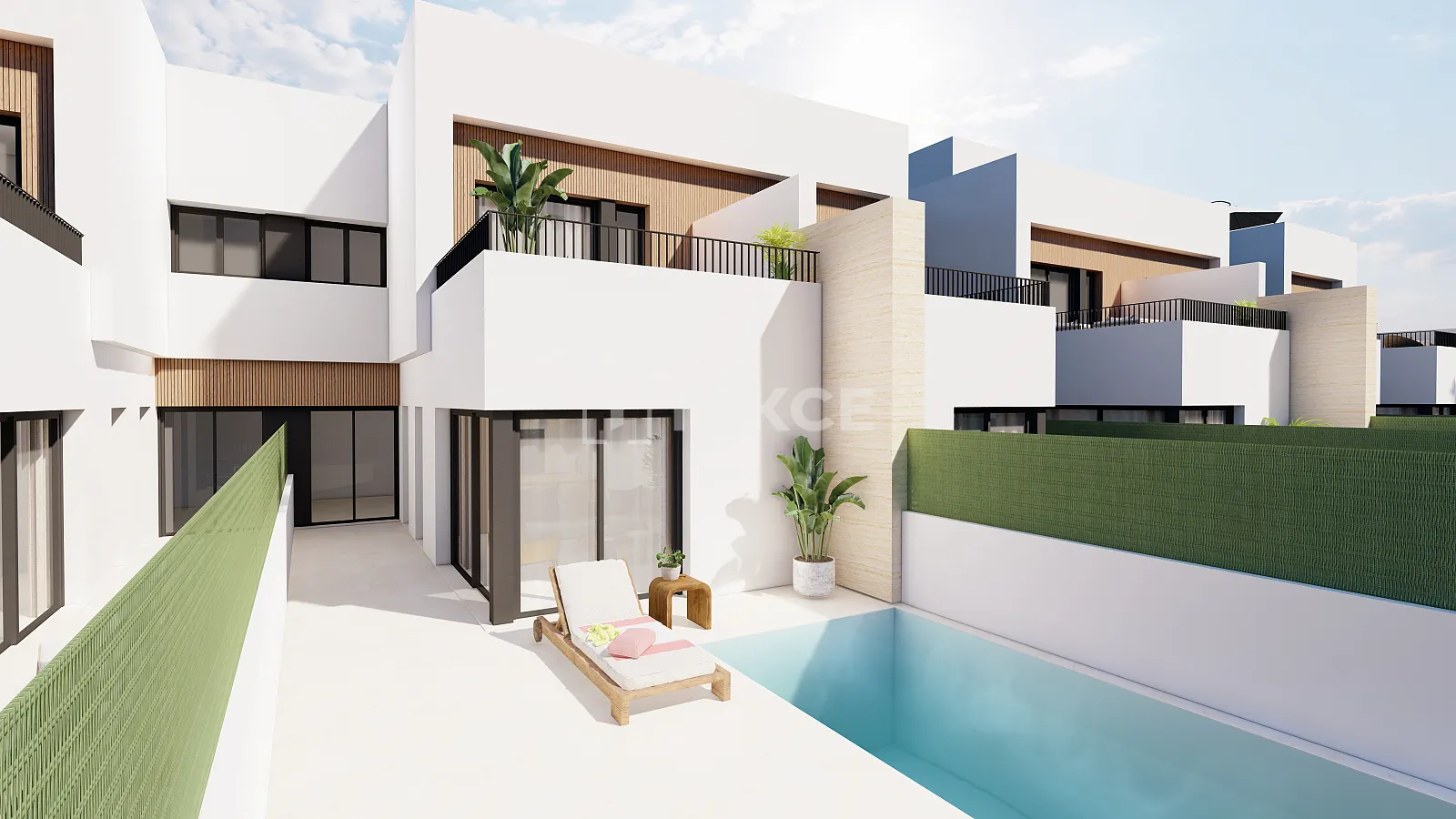 Modernas Viviendas con Piscina y Solárium en San Javier