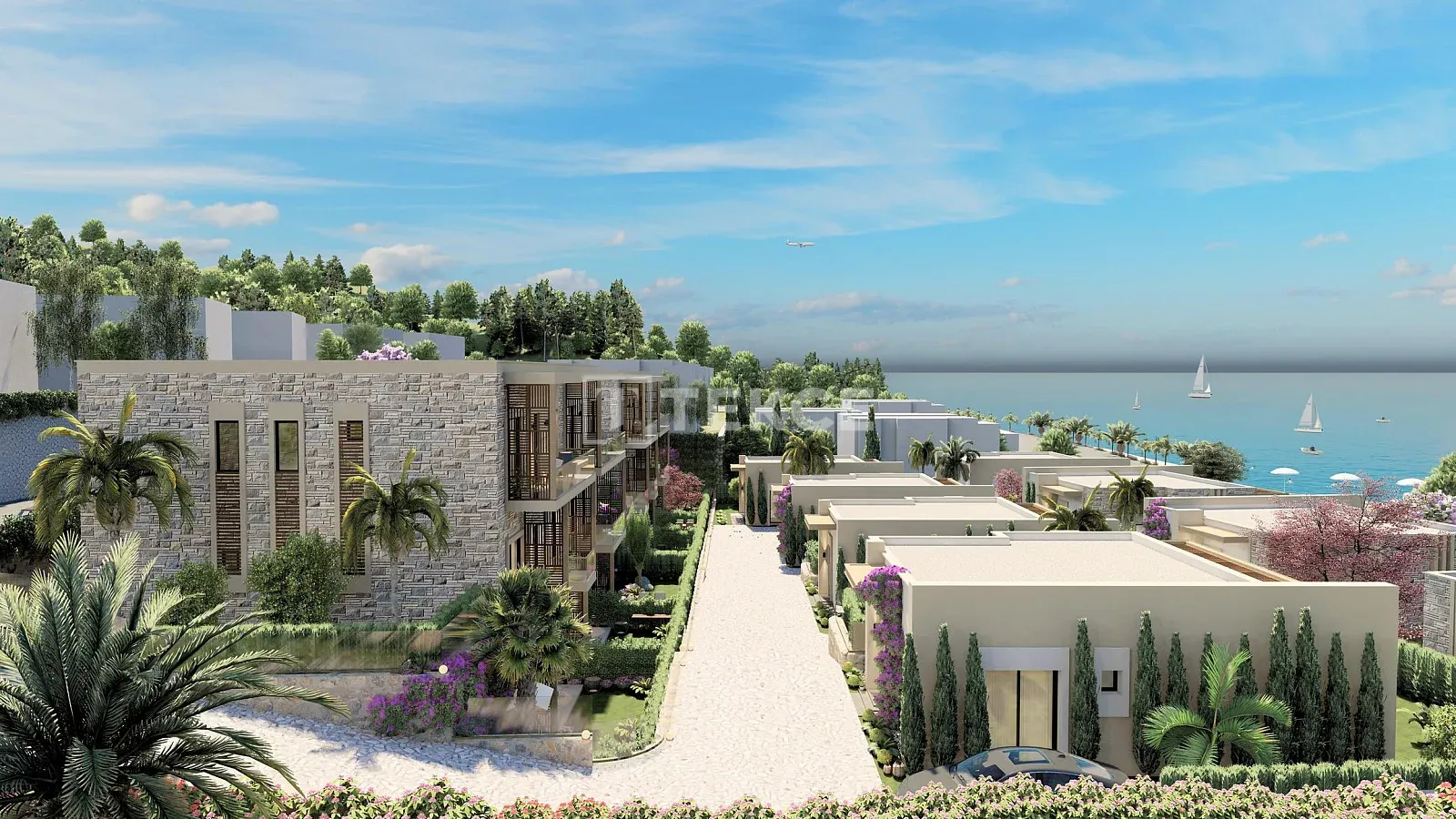 Apartamentos a 20 m do Mar com Vistas em Bodrum