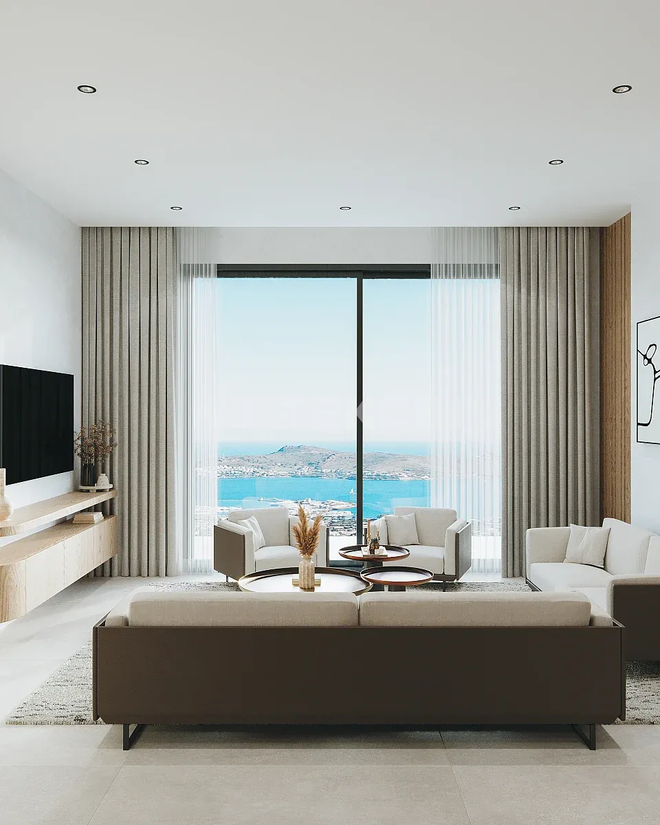 Apartamentos Elegantes em um Complexo com Piscina em Bodrum
