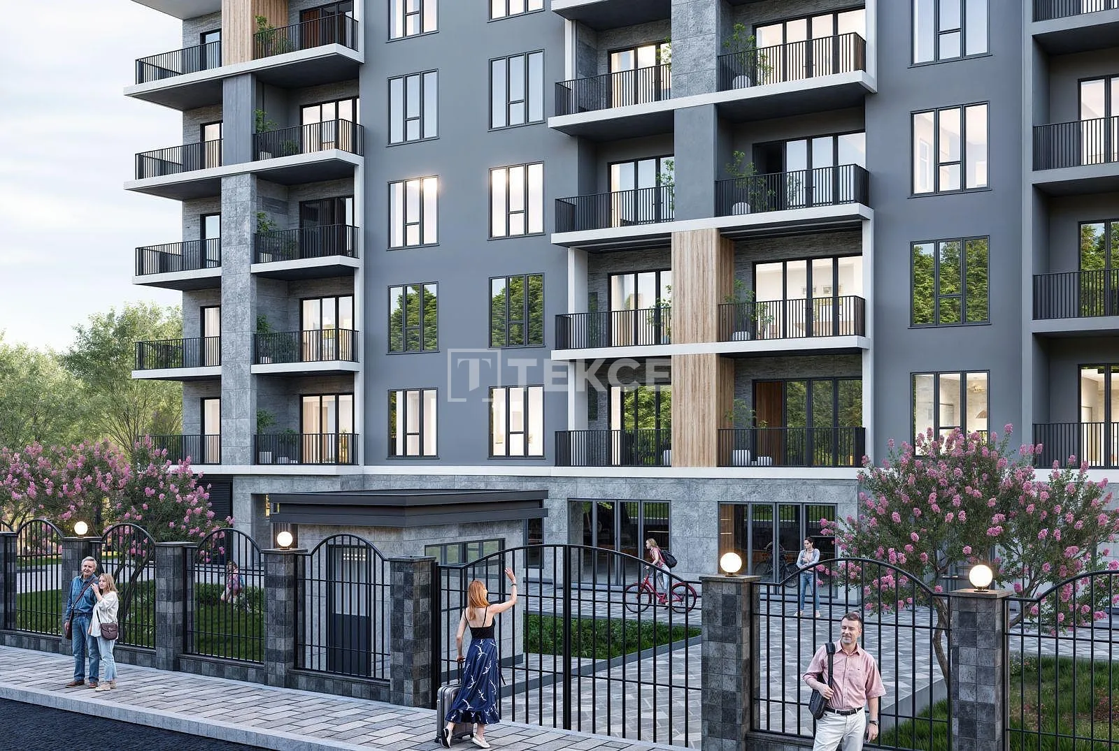 Appartements à vendre dans un complexe avec piscine à Trabzon Akyazı