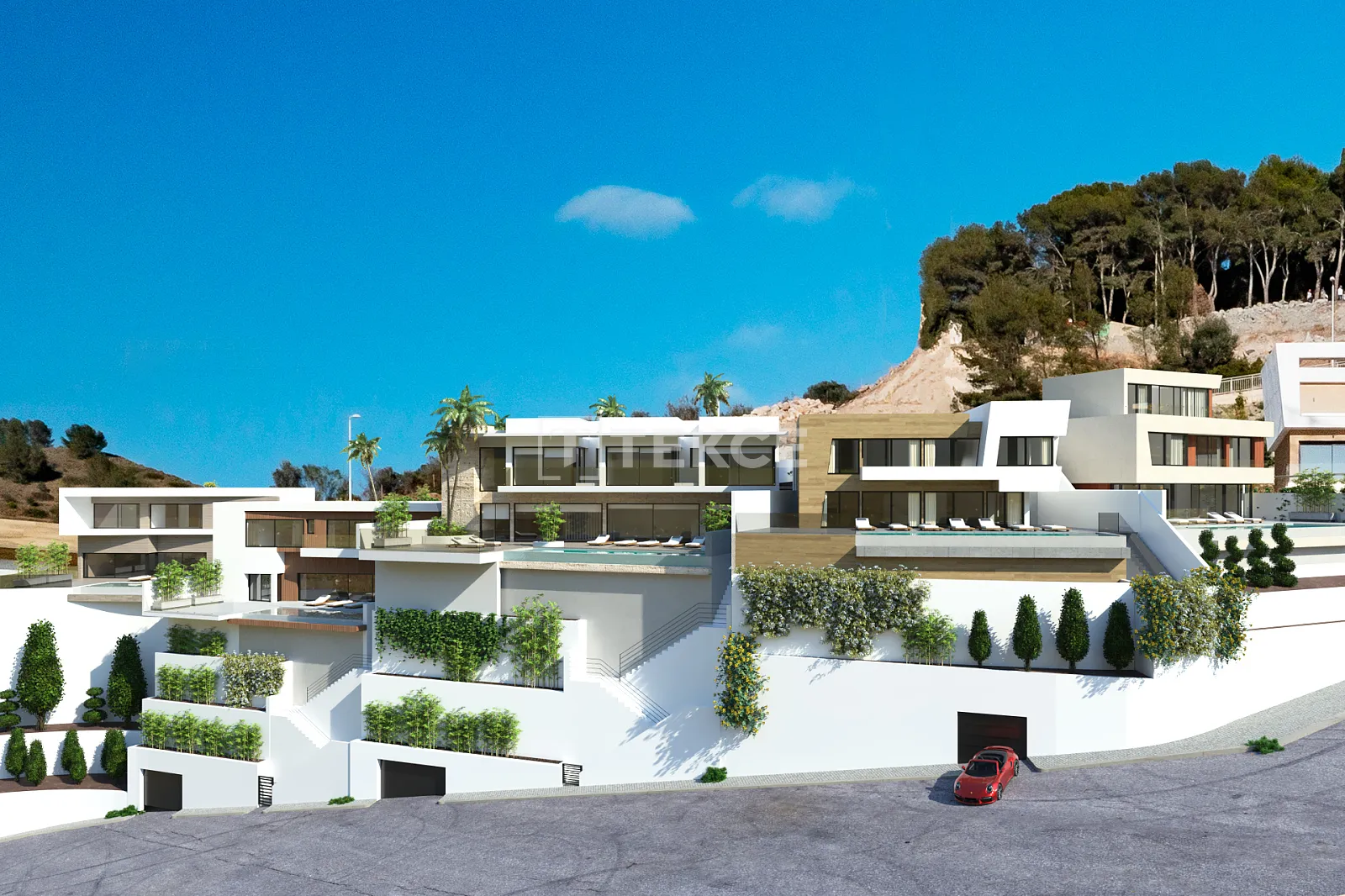 La Herradura Granada'da Lüks Deniz Manzaralı Villalar