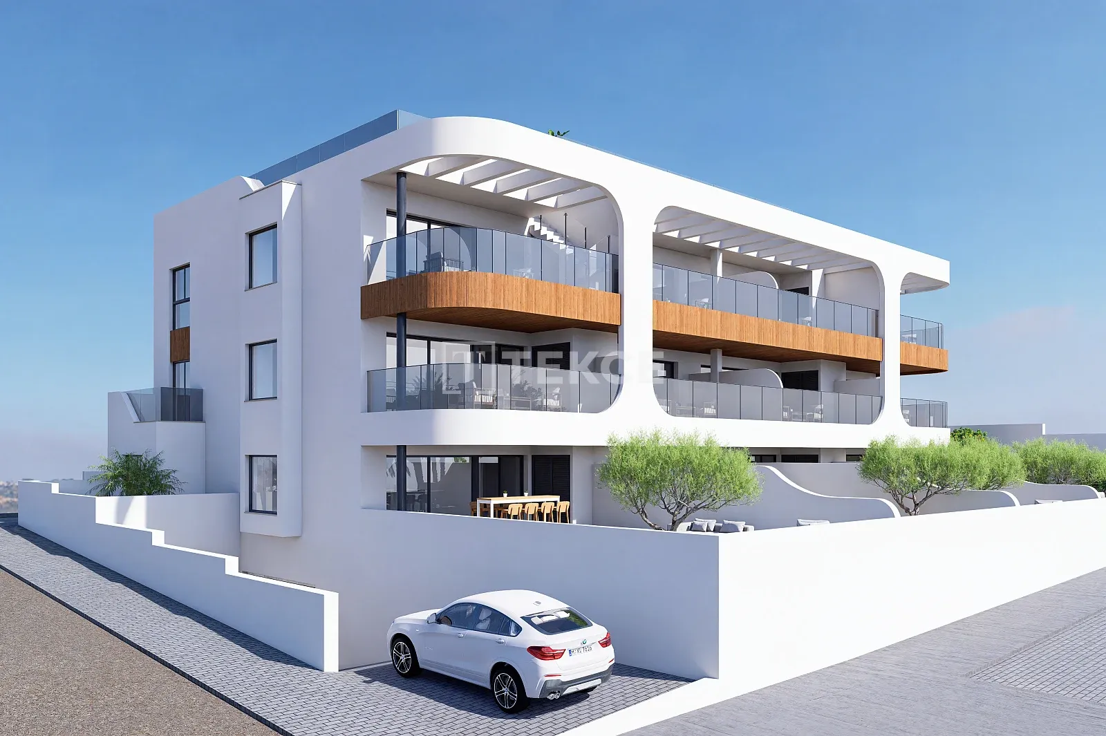 Geräumige Apartments mit Dachpool in Benijófar
