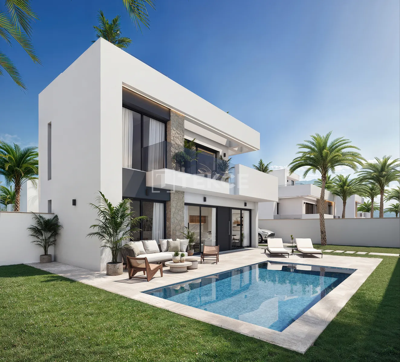 Villas de Luxe avec Piscine dans une Communauté Fermée à Murcie